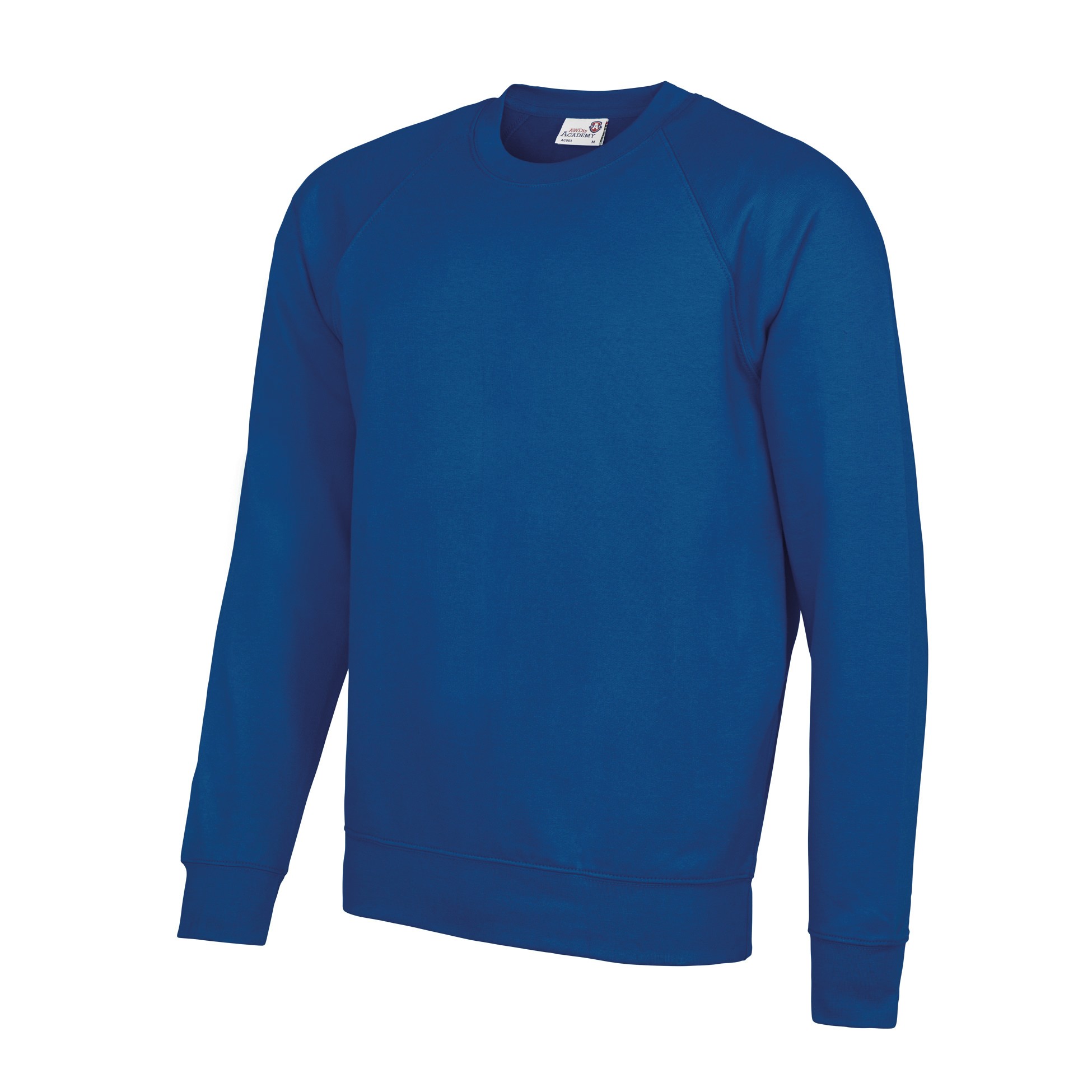AWDis Academy Raglan Sweatshirt AC001 Adult/Teen Boy Girl Plain Uniform Jumper - Picture 30 of 34
