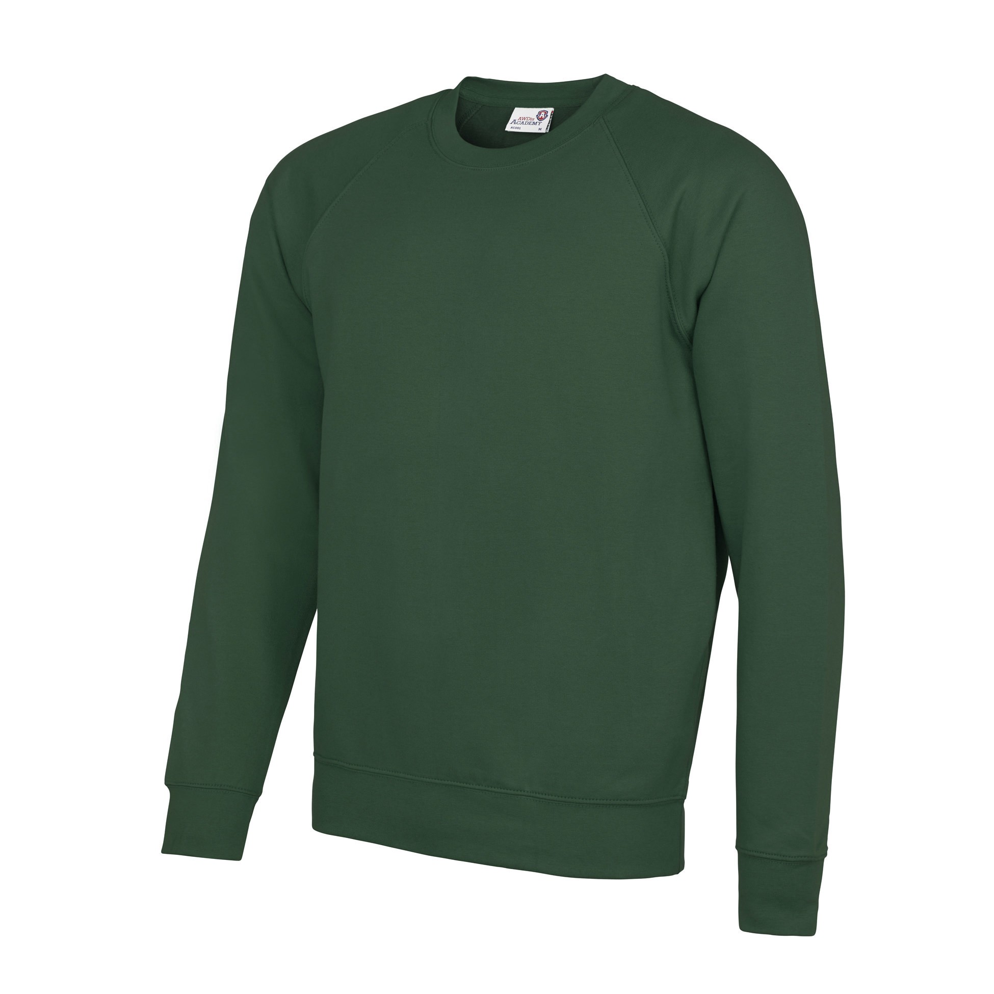 AWDis Academy Raglan Sweatshirt AC001 Adult/Teen Boy Girl Plain Uniform Jumper - Picture 33 of 34