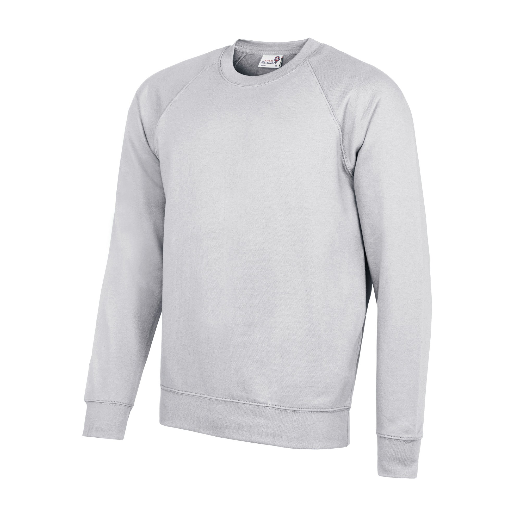 AWDis Academy Raglan Sweatshirt AC001 Adult/Teen Boy Girl Plain Uniform Jumper - Picture 20 of 32