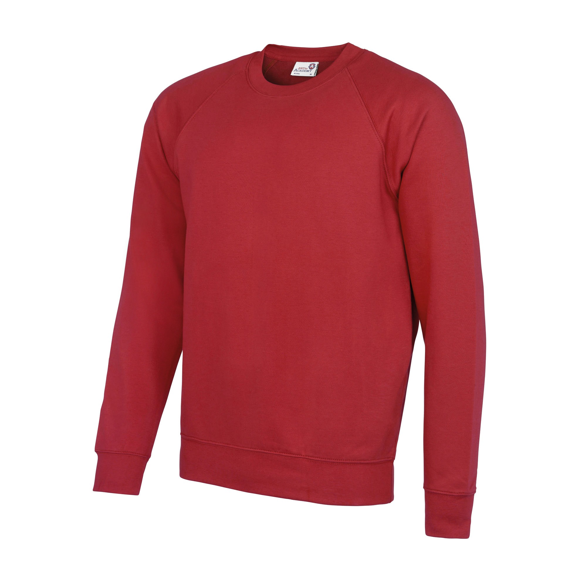 AWDis Academy Raglan Sweatshirt AC001 Adult/Teen Boy Girl Plain Uniform Jumper - Picture 28 of 32