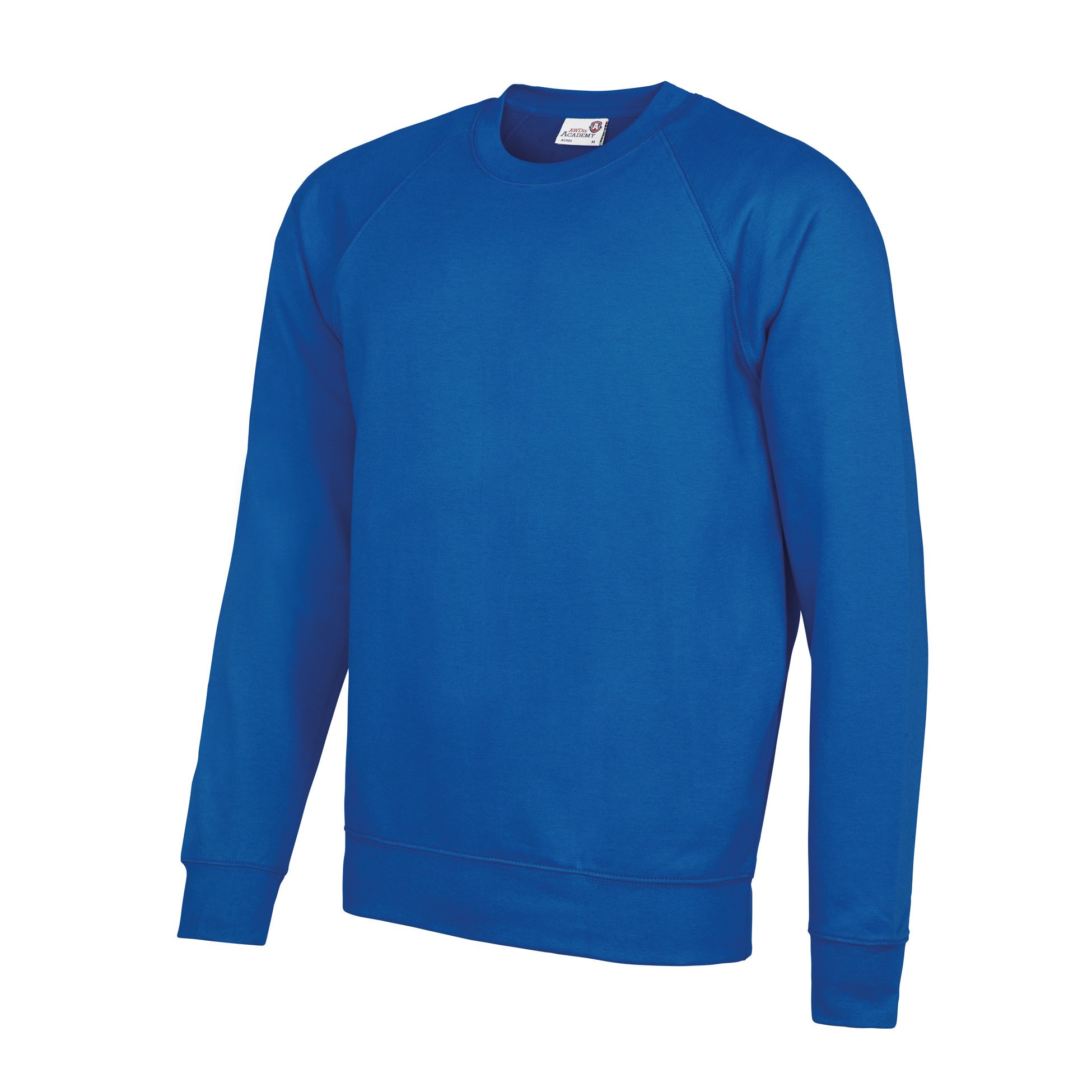 AWDis Academy Raglan Sweatshirt AC001 Adult/Teen Boy Girl Plain Uniform Jumper - Picture 26 of 32