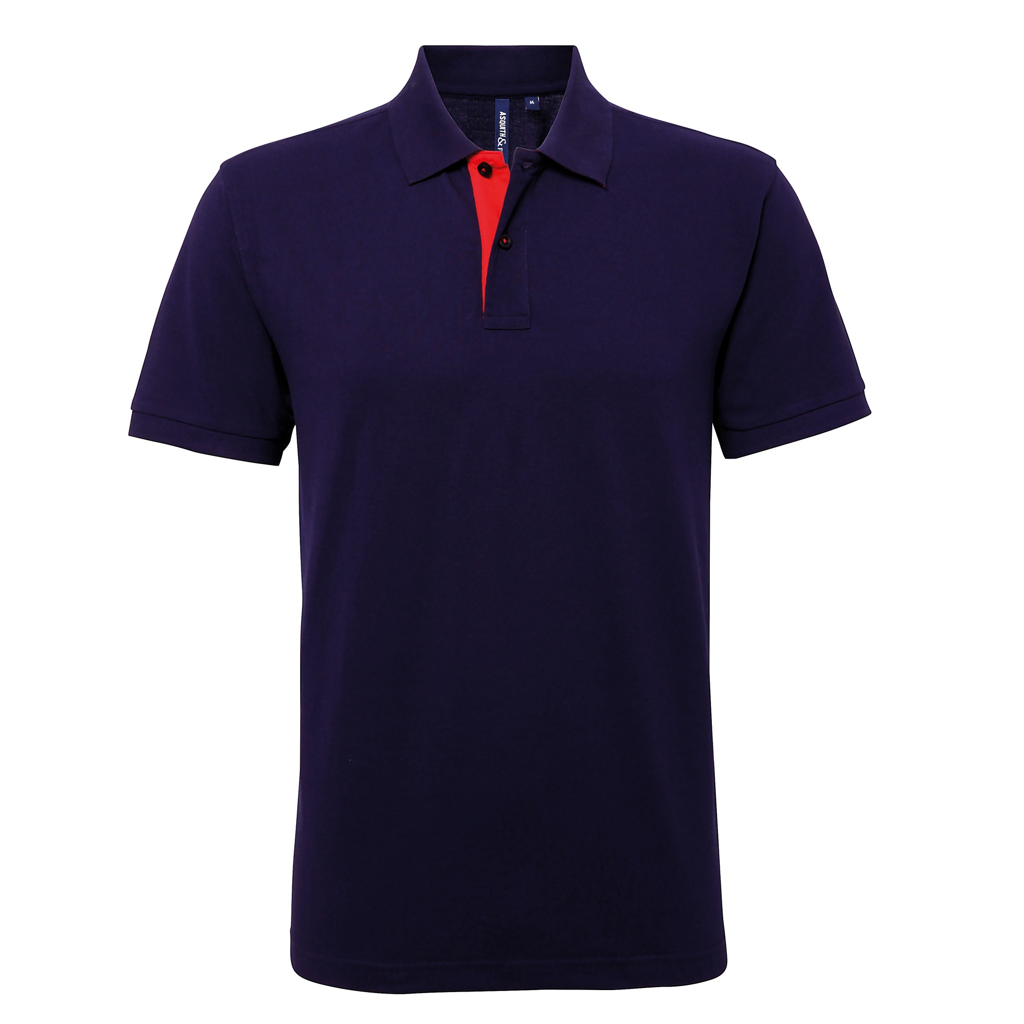Asquith & Fox Men's Classic Fit Contrast Polo AQ012 - Smart/Casual top |S-3XL - Picture 14 of 17