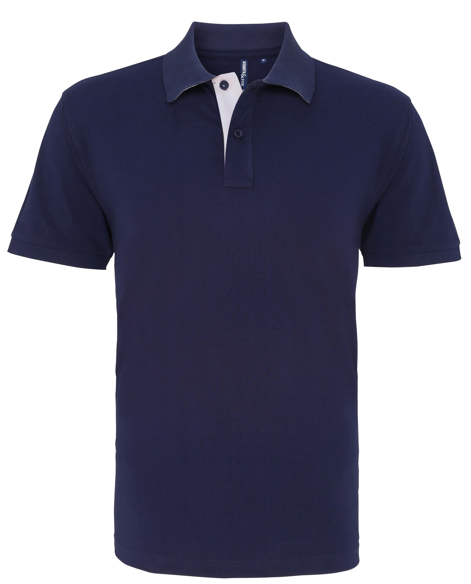 Asquith & Fox Men's Classic Fit Contrast Polo AQ012 - Smart/Casual top |S-3XL - Picture 13 of 17