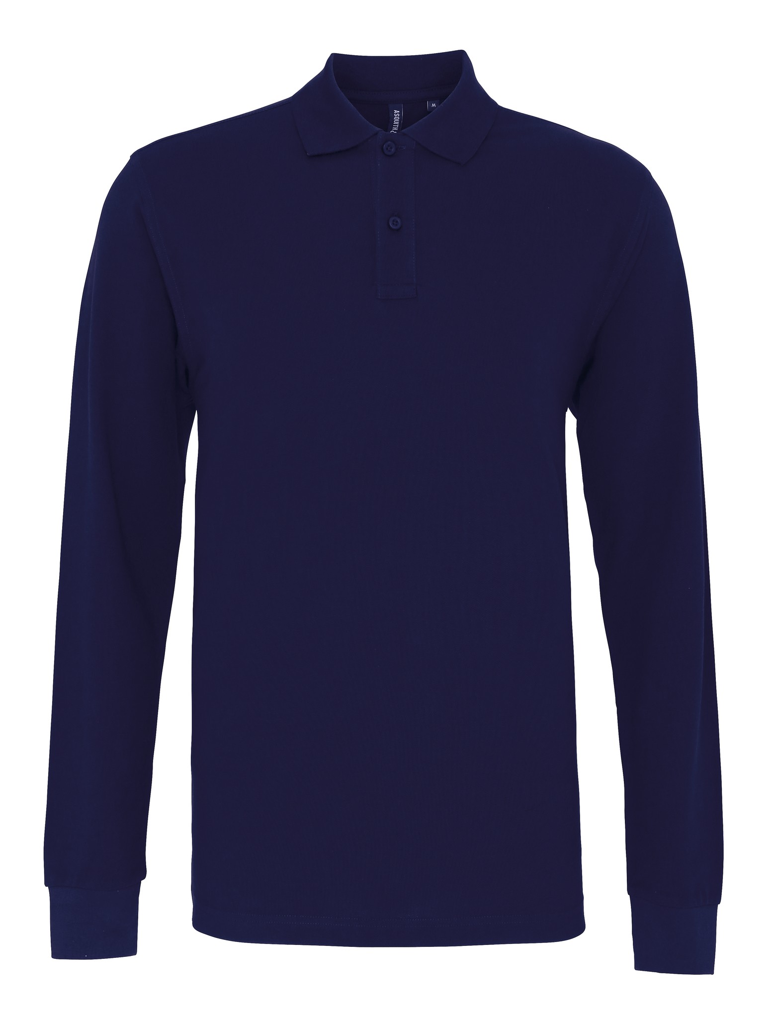 Asquith & Fox Men's Classic Fit Long Sleeved Polo AQ030 - Plain smart top |S-5XL - Picture 11 of 12