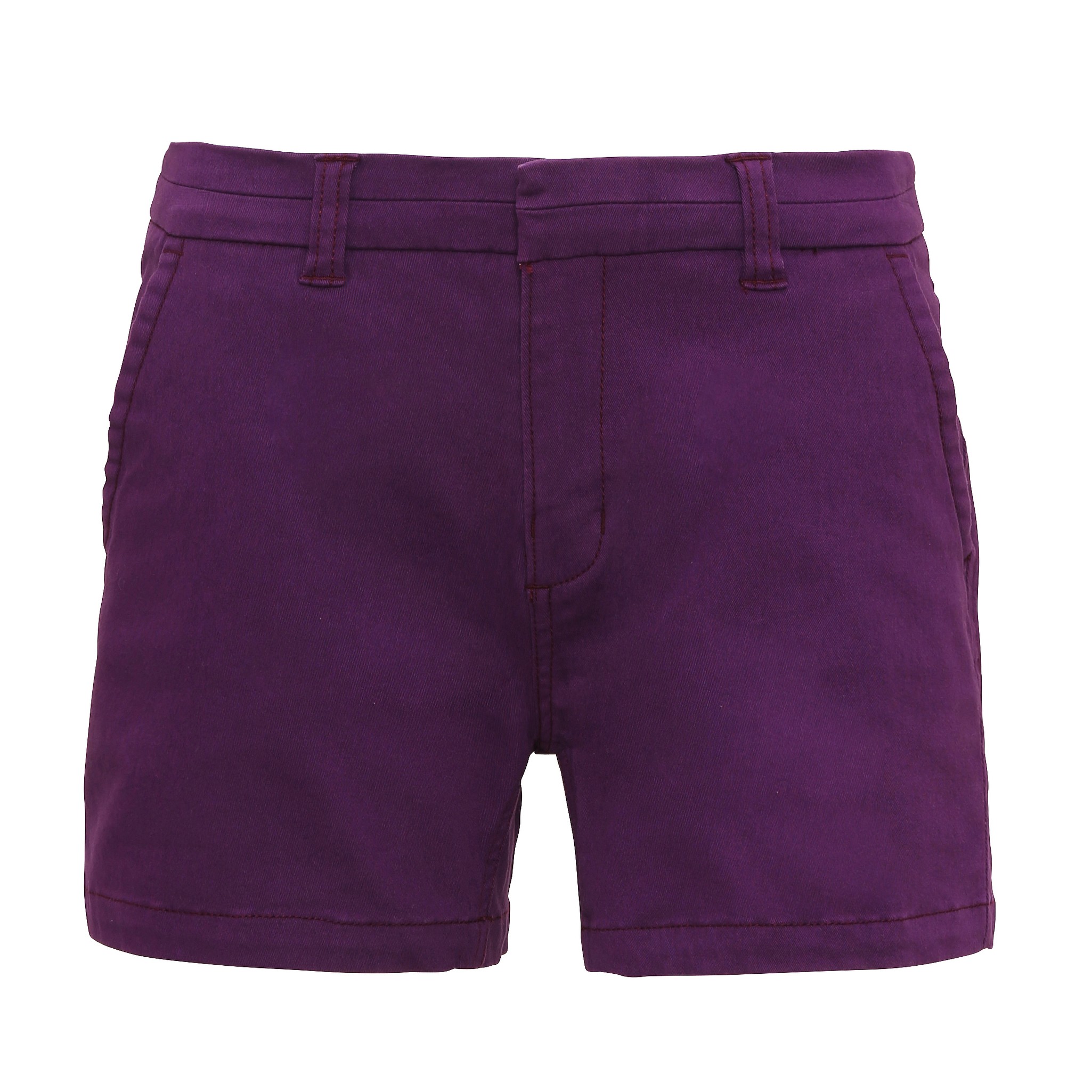 Asquith & Fox Women's Chino Shorts AQ061 - Classic fit plain Stylish |XXS-2XL - Picture 8 of 10
