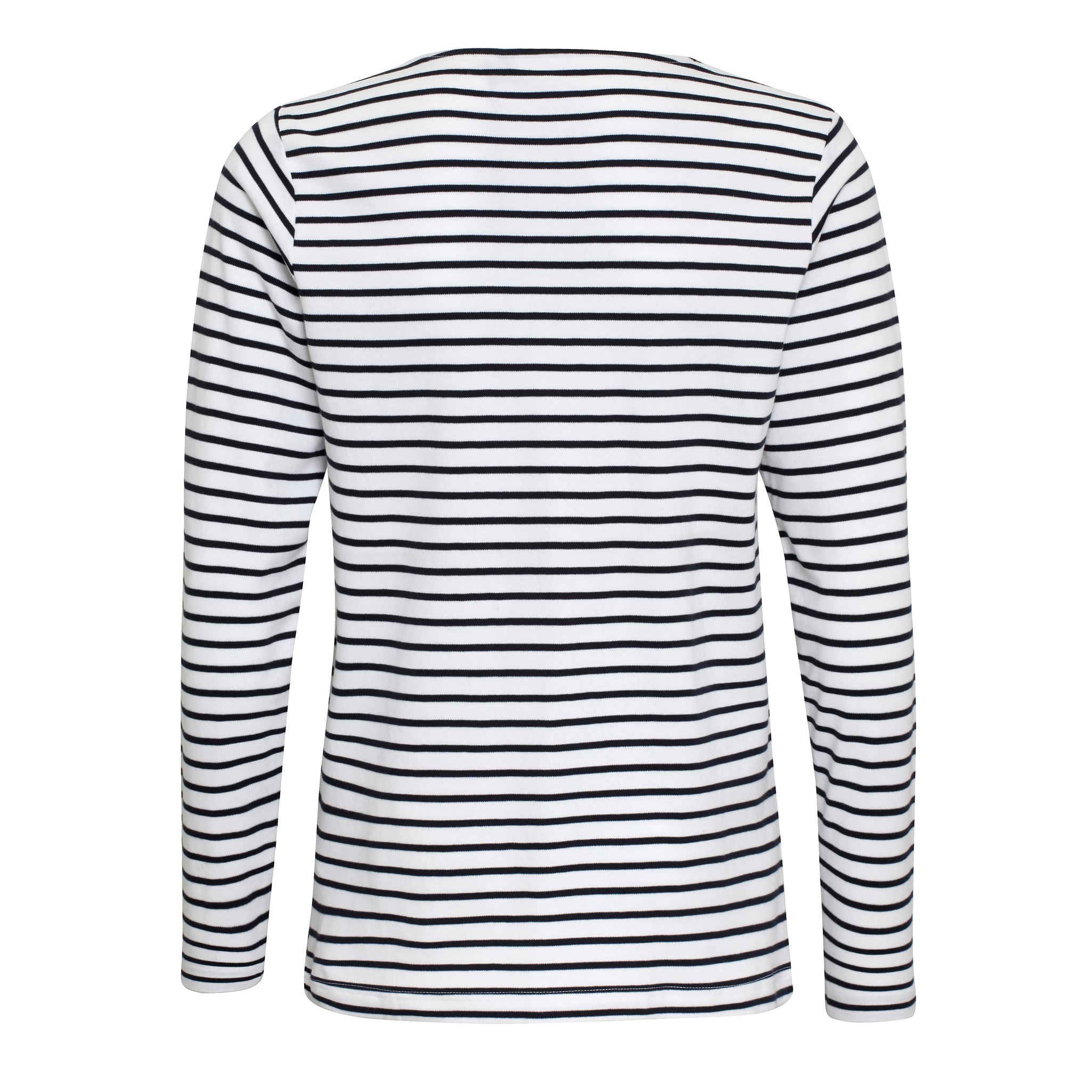 Asquith & Fox Herren Mariniere Coastal Long Sleeve Tee - gestreiftes Baumwoll T-Shirt - Bild 9 von 10