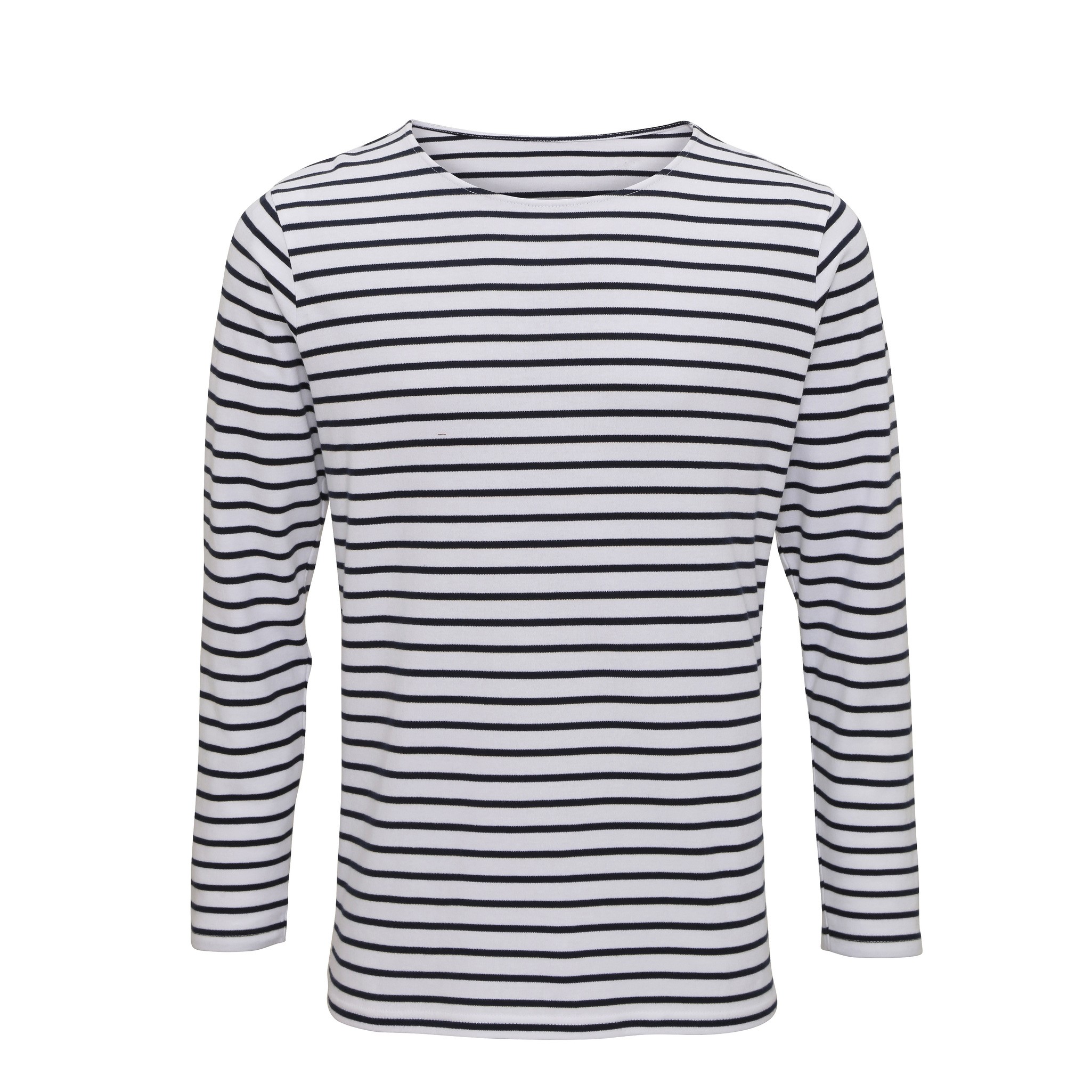 Asquith & Fox Herren Mariniere Coastal Long Sleeve Tee - gestreiftes Baumwoll T-Shirt - Bild 8 von 10