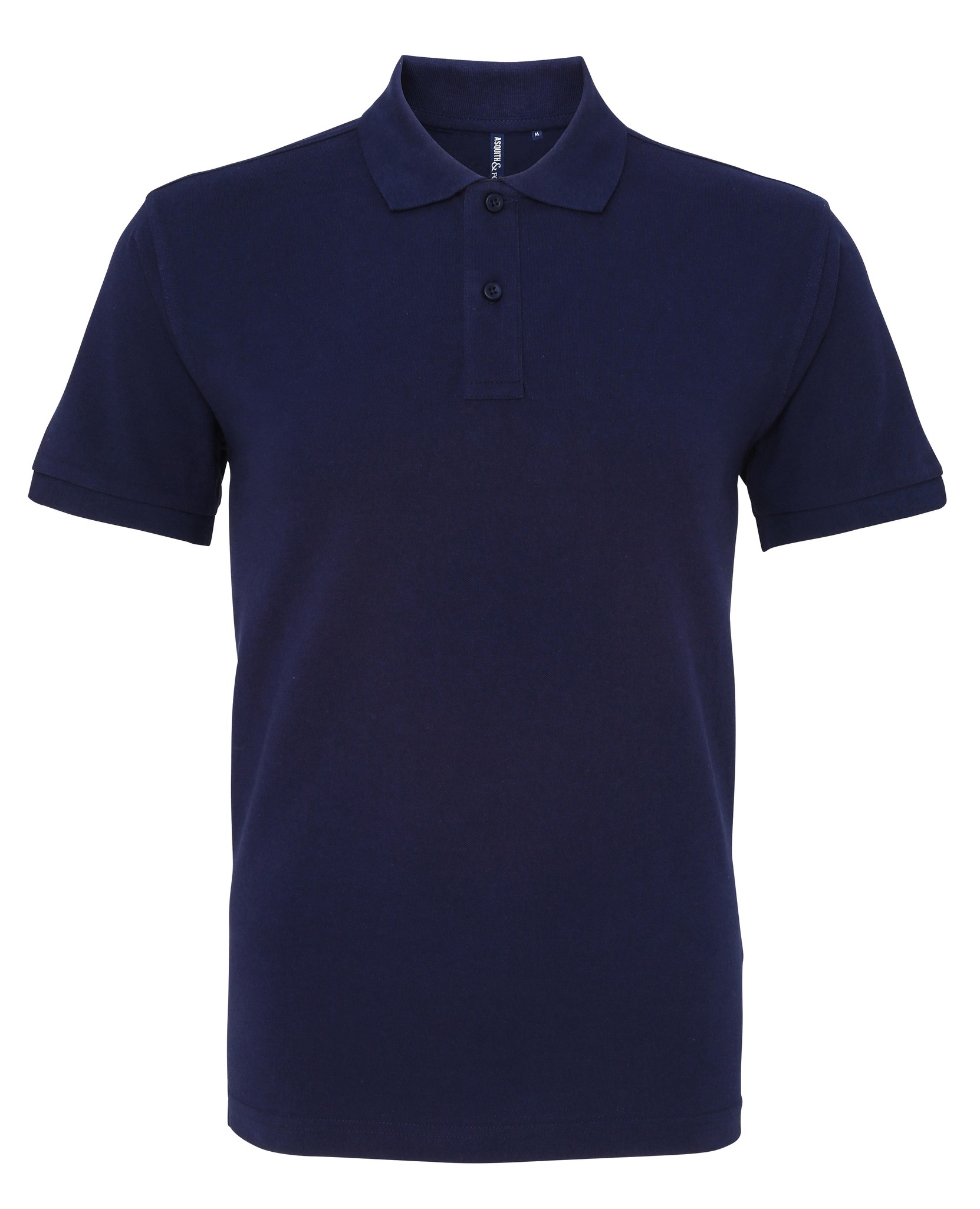 Asquith & Fox Men's Organic Polo AQ082-Classic Fit Tipped Polo Smart/Casual top - Picture 16 of 20