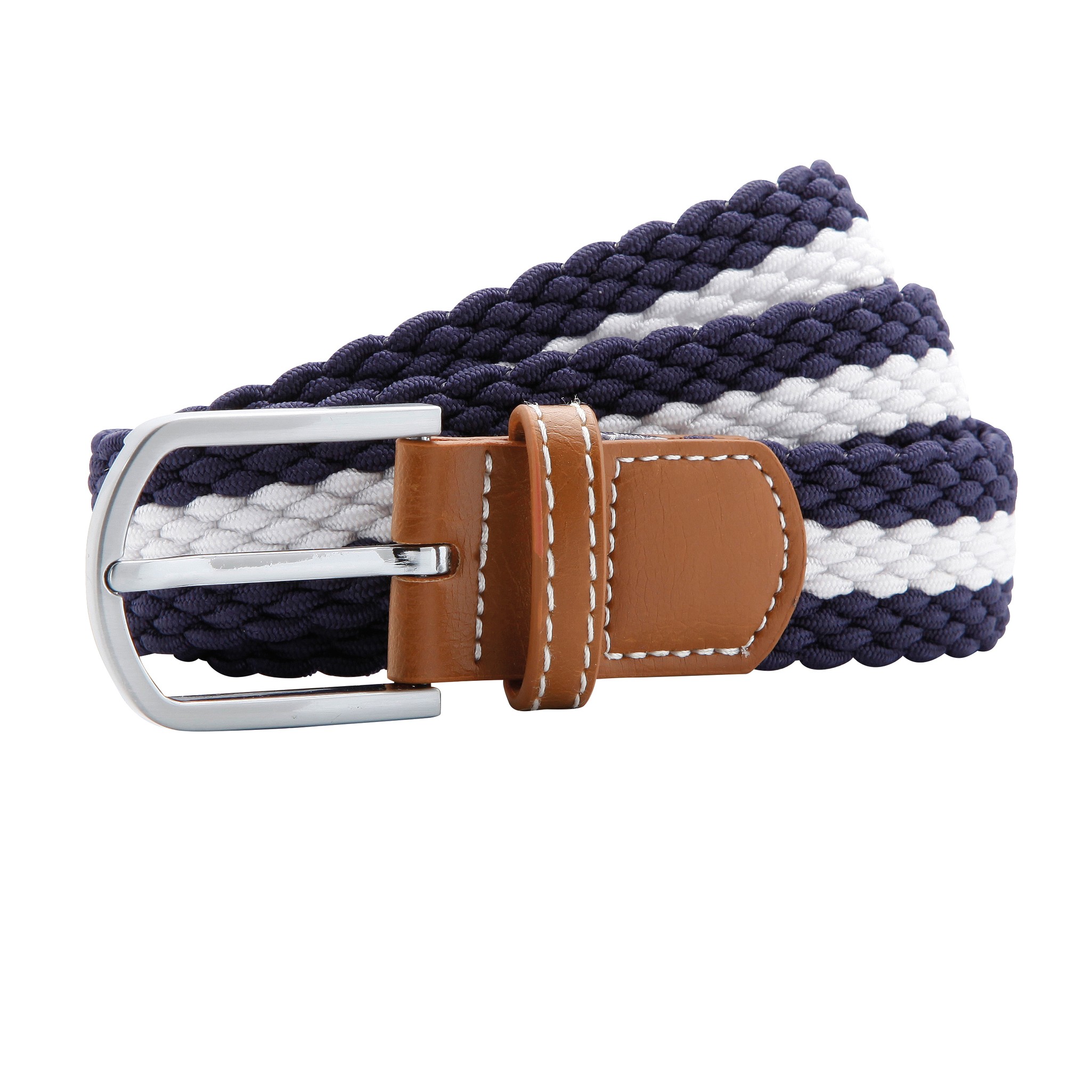 Cinturón elástico trenza de dos colores Asquith & Fox AQ901 - unisex ajustable - Imagen 10 de 11