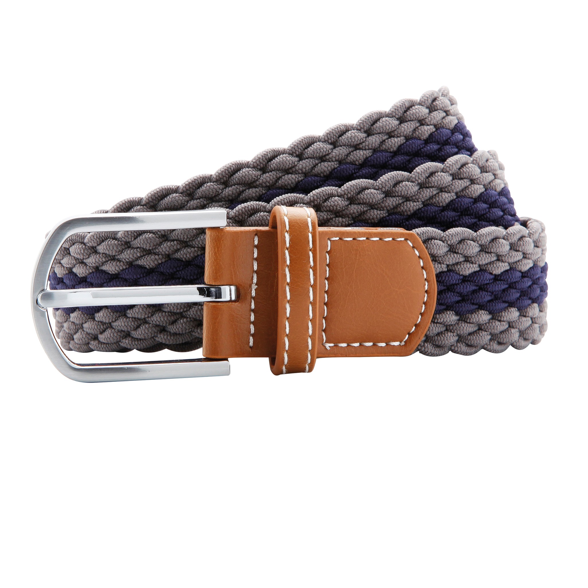 Cinturón elástico trenza de dos colores Asquith & Fox AQ901 - unisex ajustable - Imagen 11 de 11