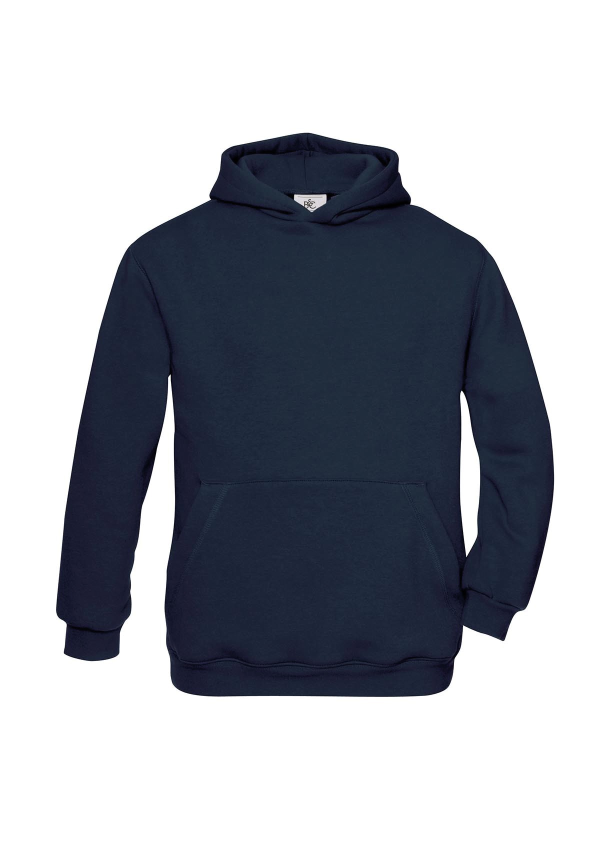 B&C Collection Kid's Hooded Sweatshirt WK681 - Boys Girls Plain Thick Hoodie - Picture 9 of 9