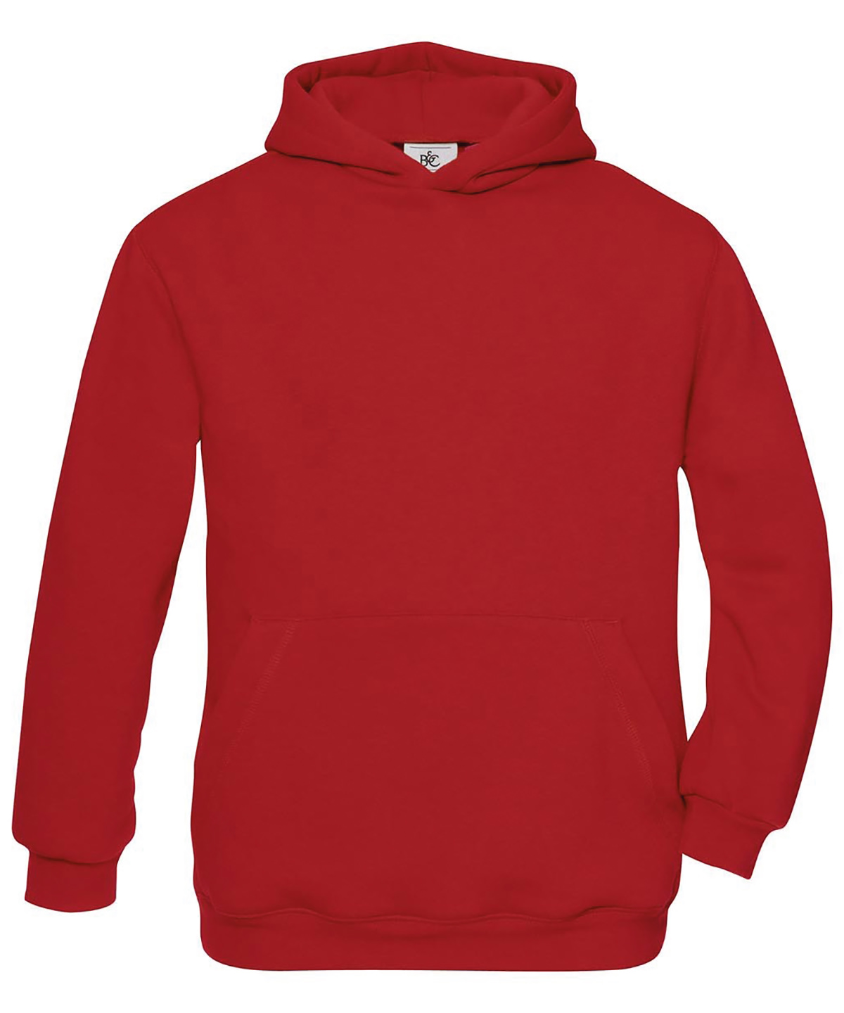 B&C Collection Kid's Hooded Sweatshirt WK681 - Boys Girls Plain Thick Hoodie - Picture 7 of 9