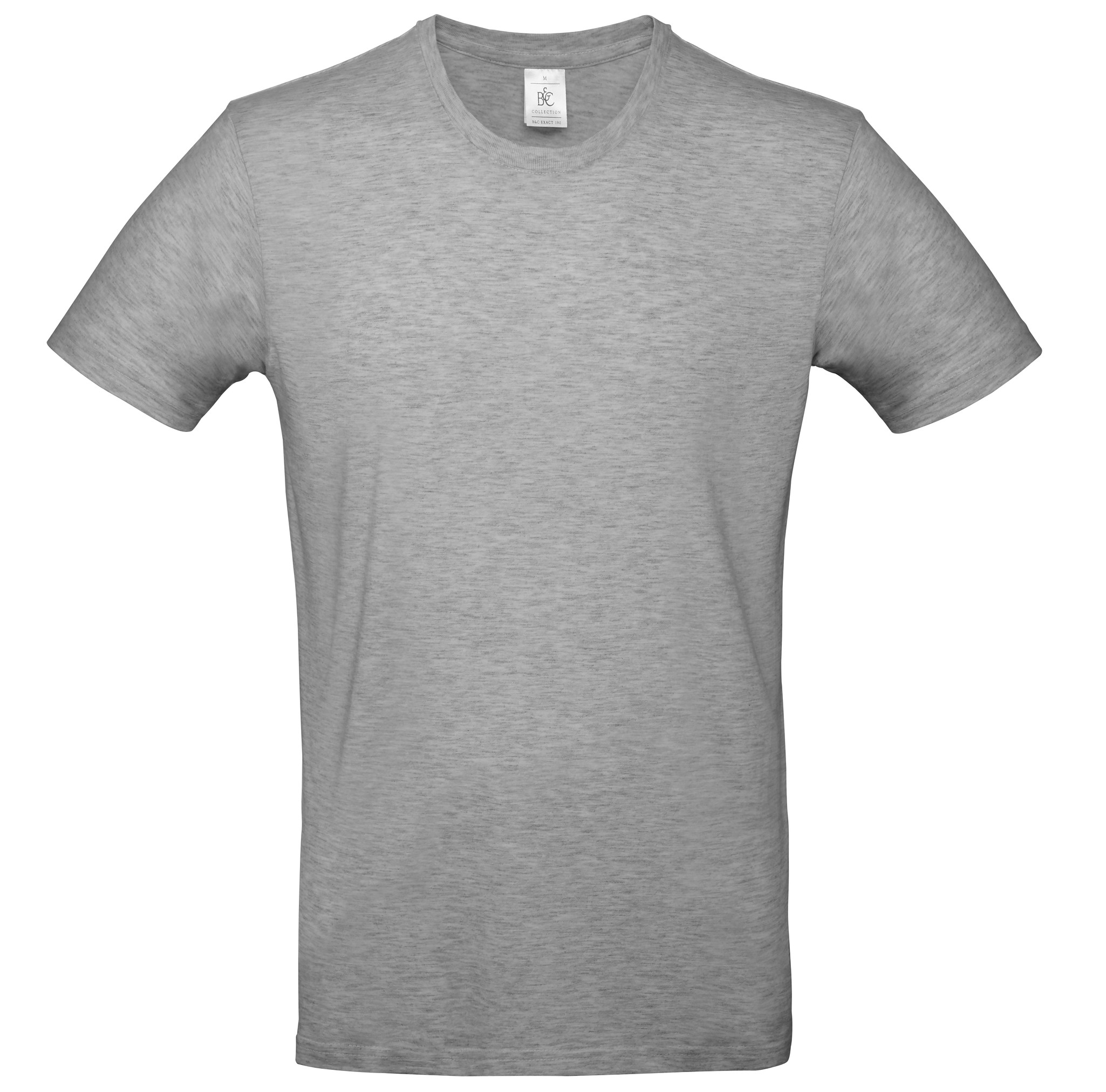 B&C Collection #E190 TU03T - Mens Plain Cotton T-Shirt Mid Weight Straight F - Picture 8 of 31