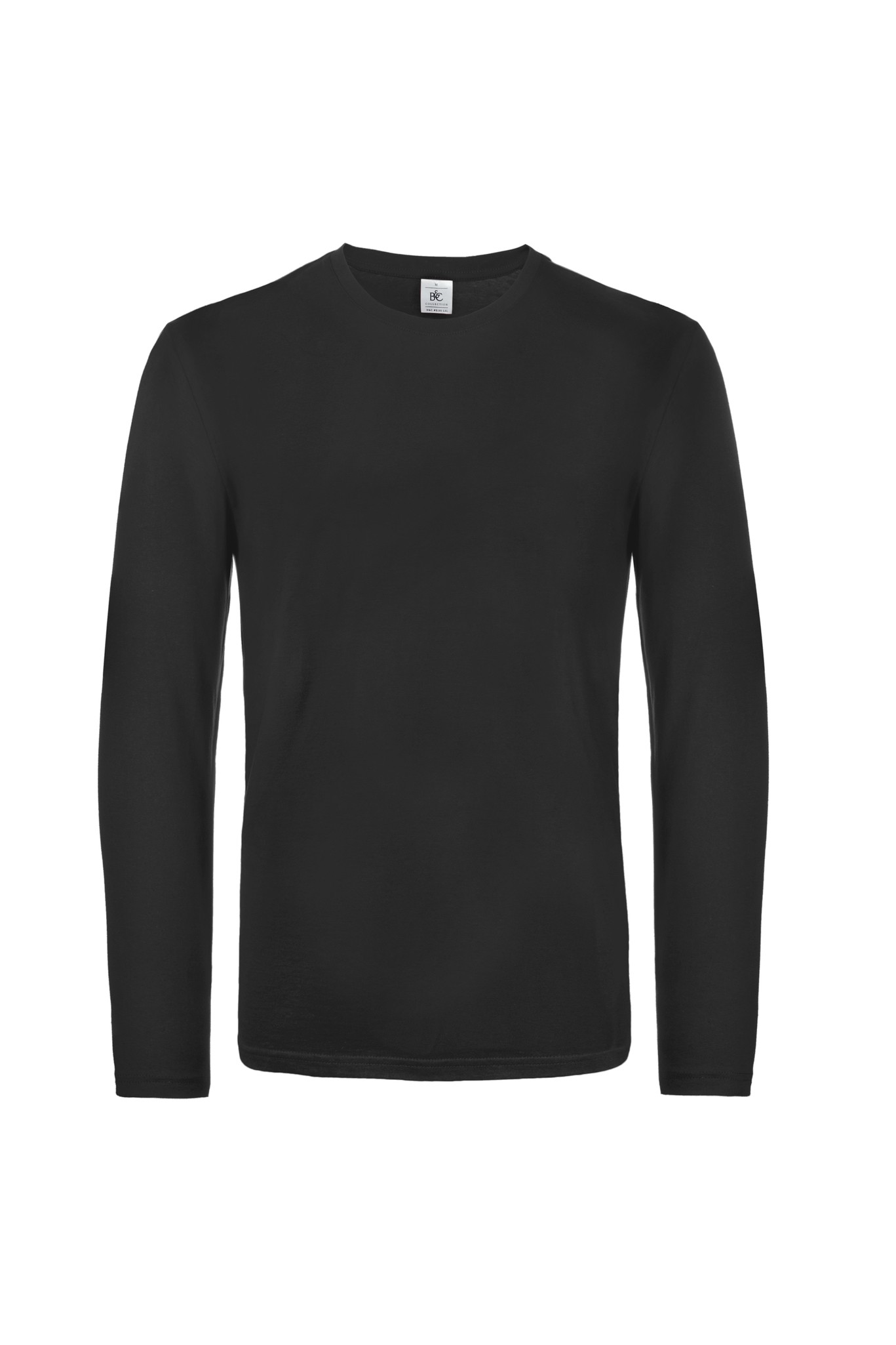 B&C Collection Men's Long Sleeve T-Shirt TU07T - Adult Casual Slim Fit Plain Tee - Picture 8 of 19
