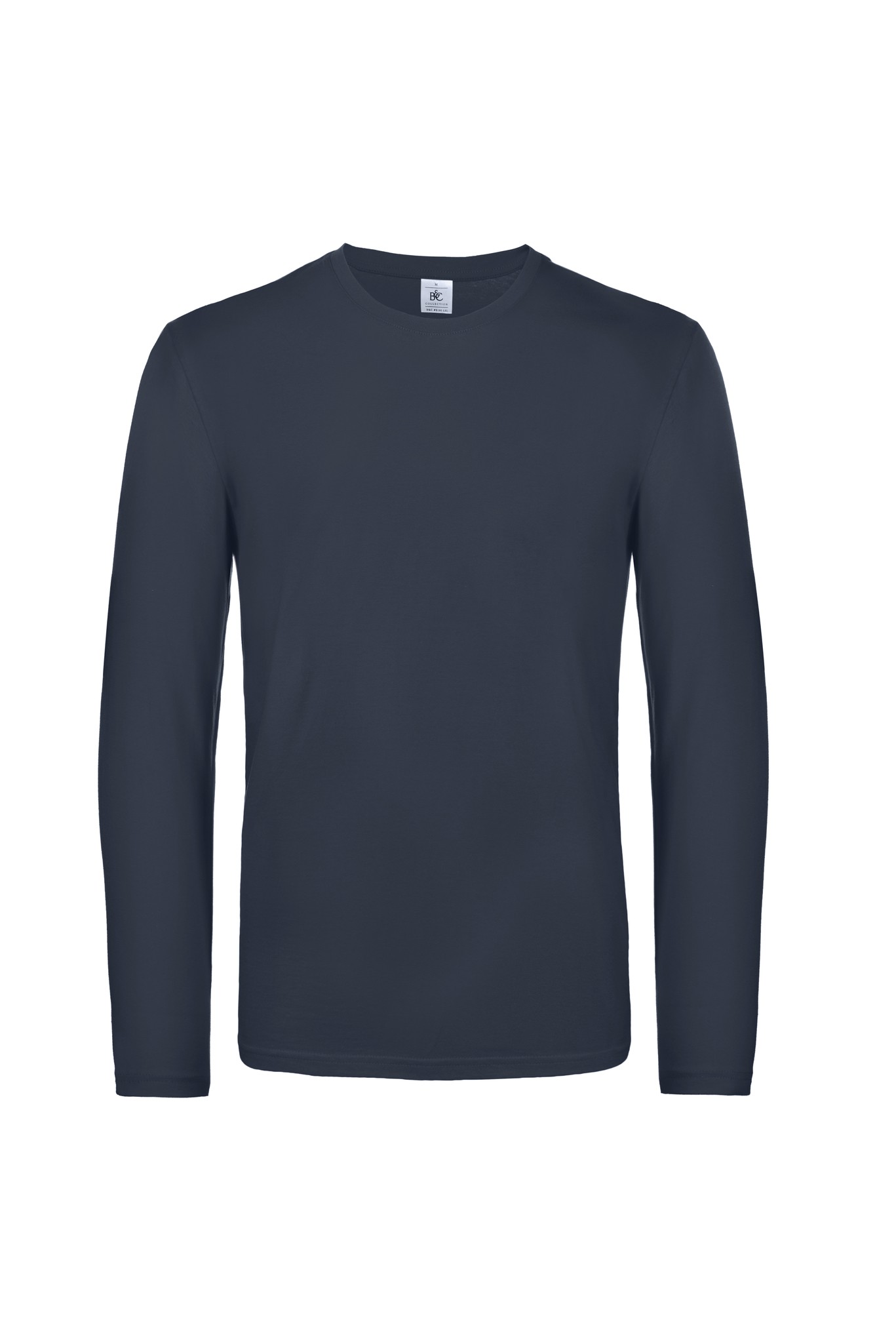 B&C Collection Men's Long Sleeve T-Shirt TU07T - Adult Casual Slim Fit Plain Tee - Picture 11 of 19