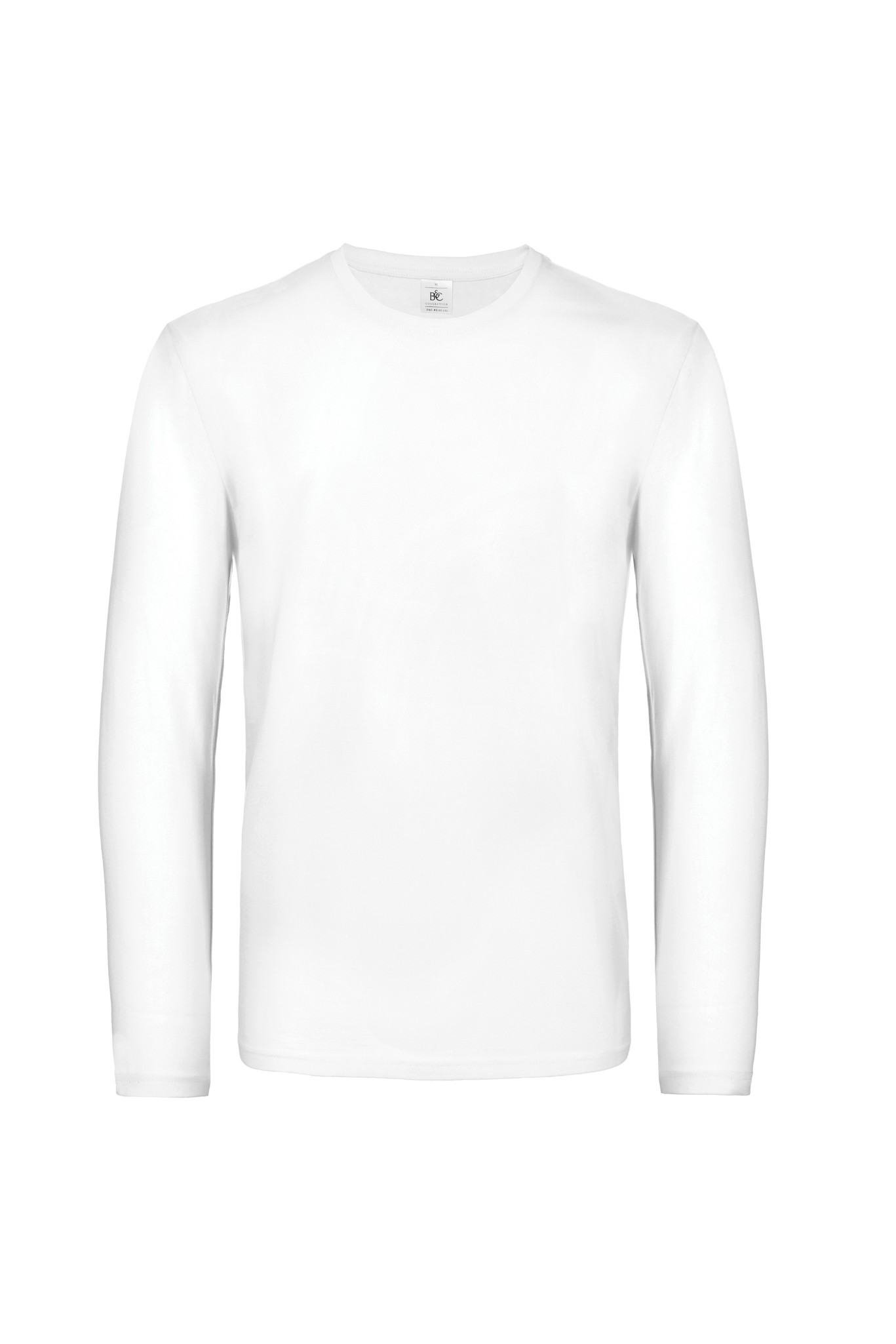 B&C Collection Men's Long Sleeve T-Shirt TU07T - Adult Casual Slim Fit Plain Tee - Picture 17 of 19