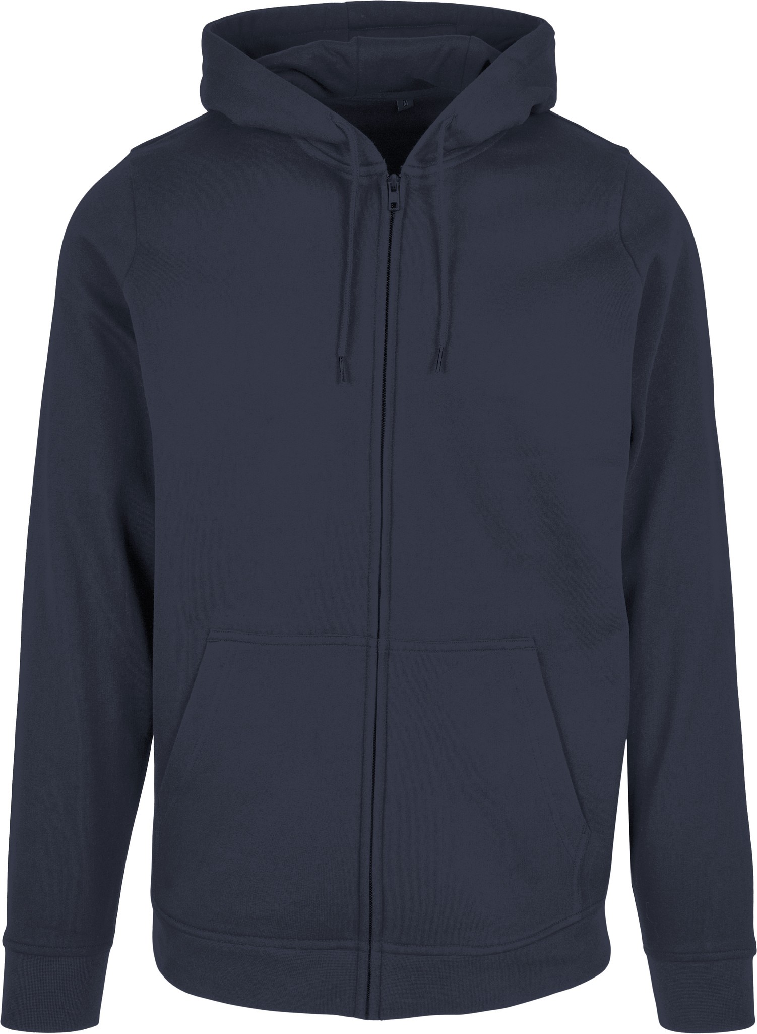 Build Your Brand Basic Basic zip hoodie – Hood, Set-in sleeve, Kangaroo pocket