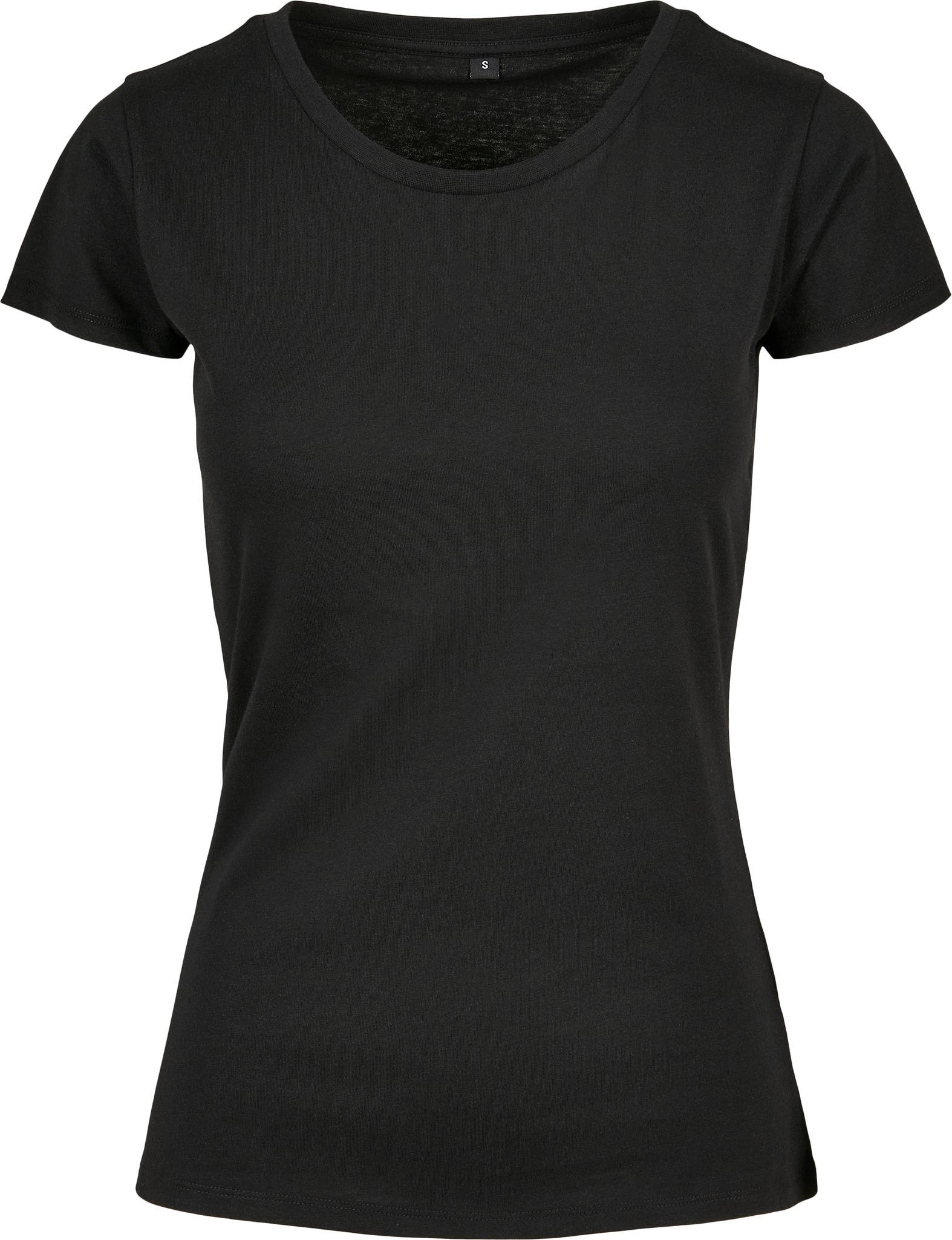 Build Your Brand Basic Women’s basic tee – Round neck, Set-in sleeve