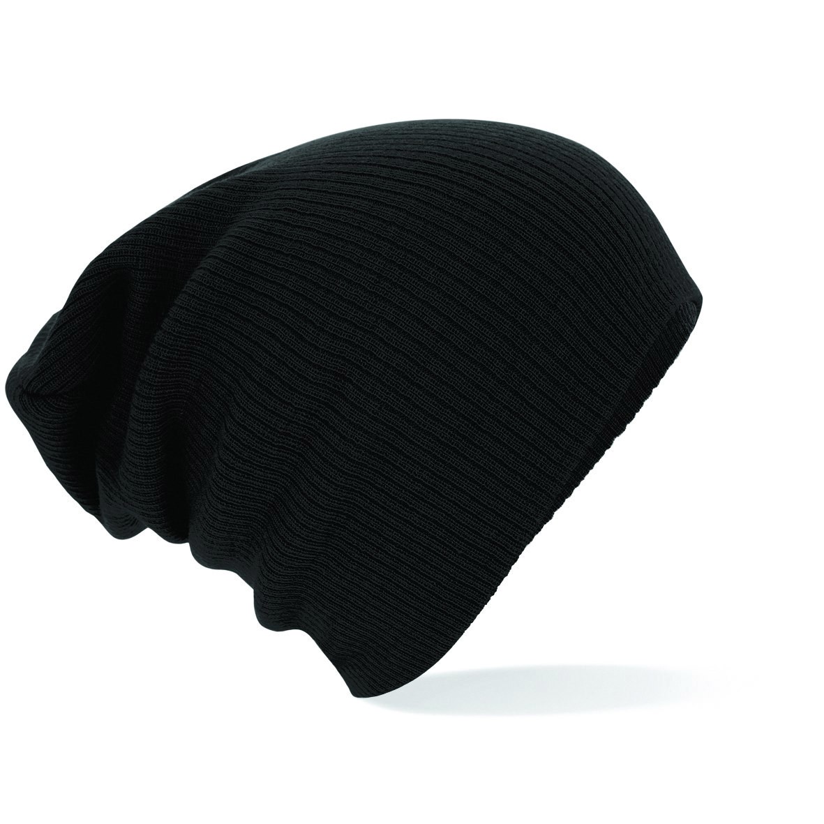 Gorro Slouch Unisex B461 - Beechfield Informal Elegante Suave Acanalado Tejido Cálido Sombrero - Imagen 7 de 10
