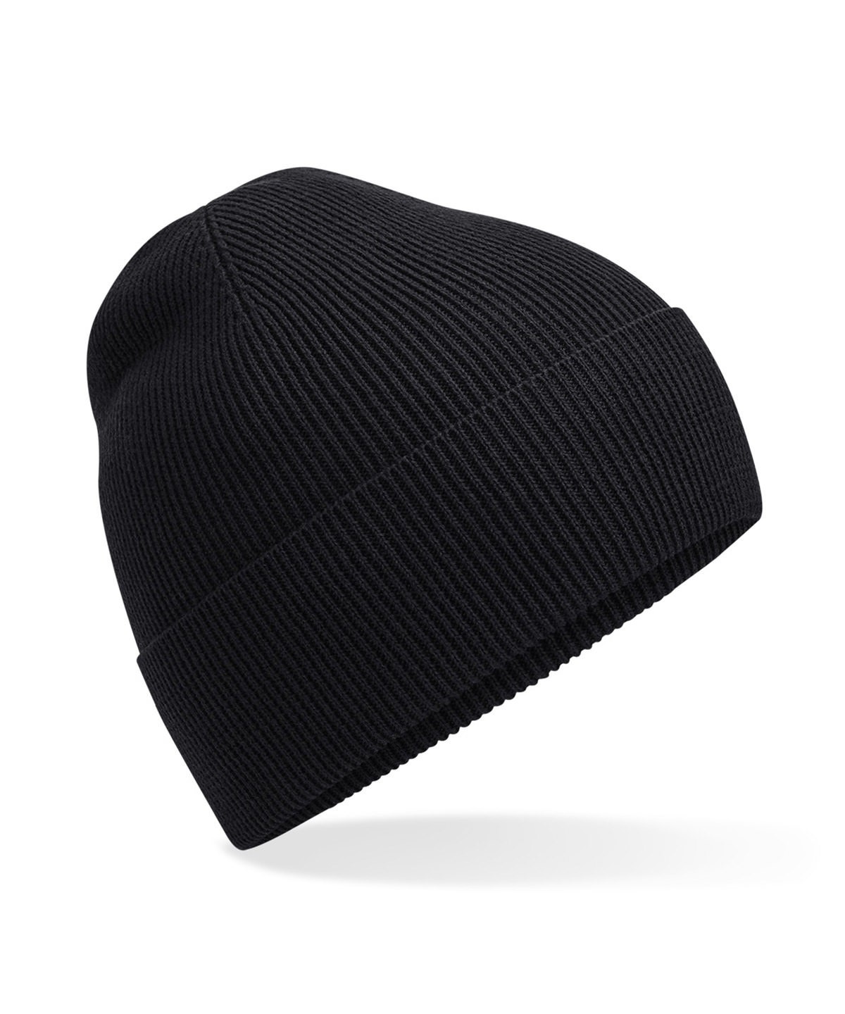 Beechfield Organic Cotton Fine Knit Beanie B51N - Lightweight Relaxed Fit Hat - Picture 9 of 12
