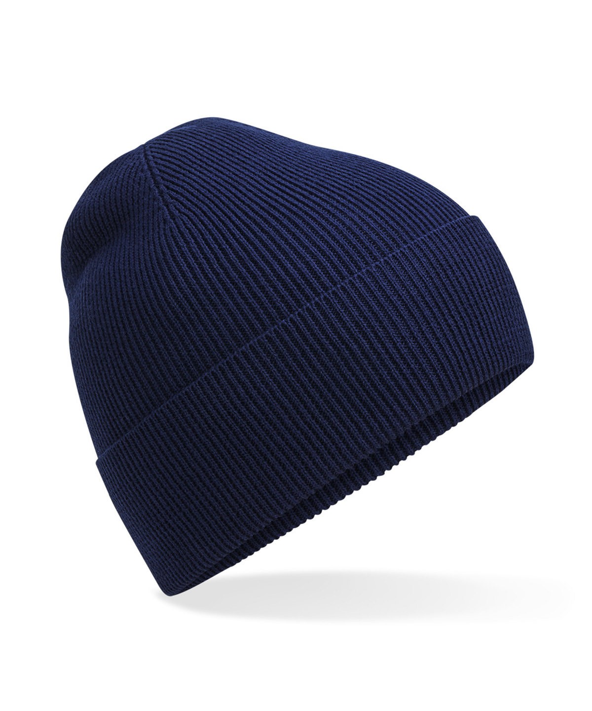 Beechfield Organic Cotton Fine Knit Beanie B51N - Lightweight Relaxed Fit Hat - Picture 11 of 12