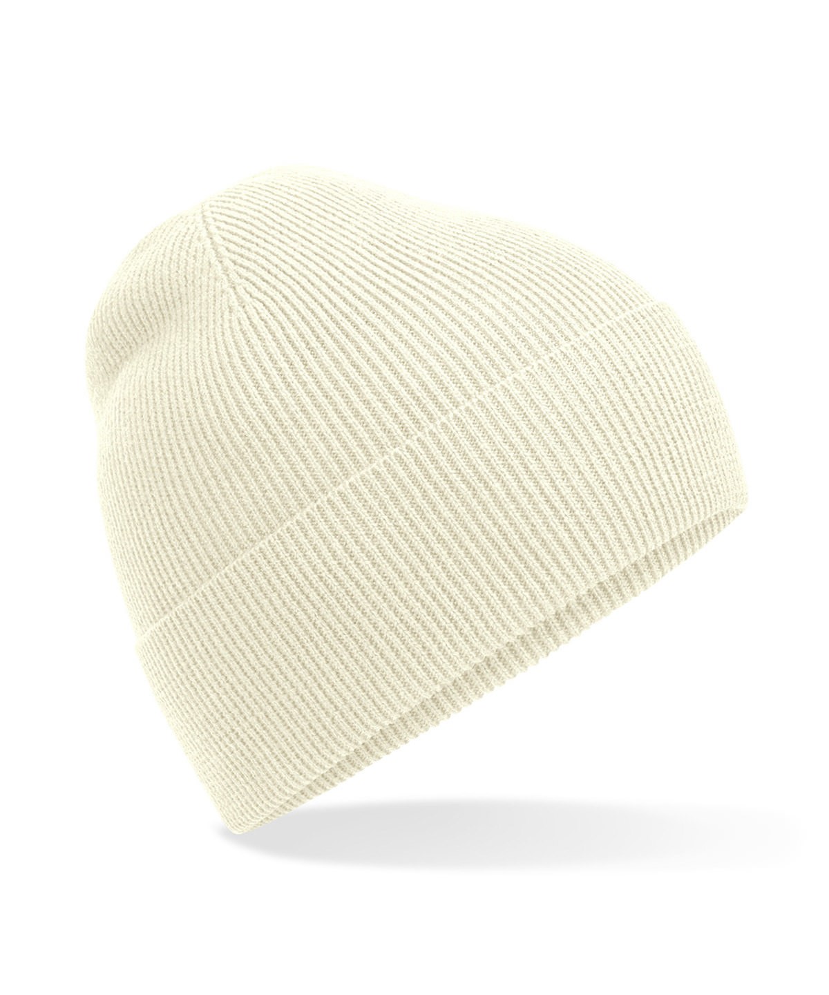 Beechfield Organic Cotton Fine Knit Beanie B51N - Lightweight Relaxed Fit Hat - Picture 12 of 12