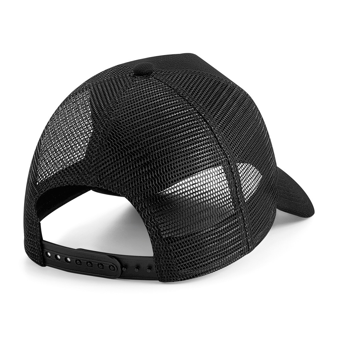Beechfield Microknit Snapback Trucker B642 - Gorra de béisbol precurvada Peak Sun - Imagen 9 de 13