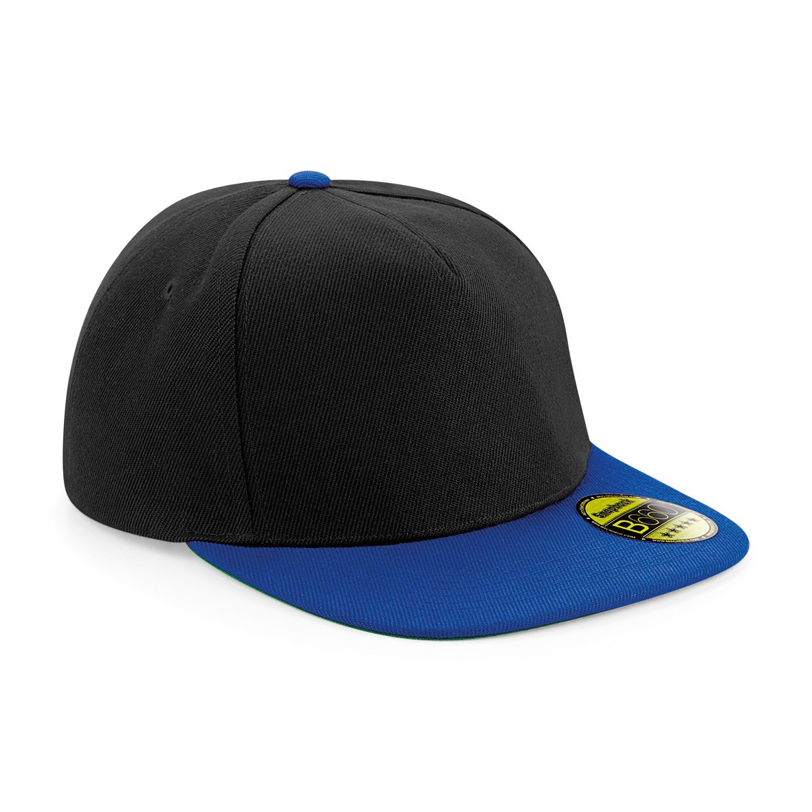 Beechfield Original Flat Peak Snapback - Estilo Retro Verde Underpeak Prendas para la cabeza - Imagen 15 de 25