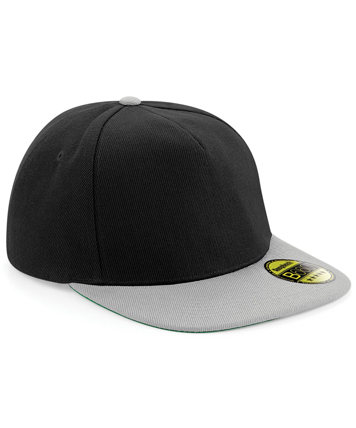 Beechfield Original Flat Peak Snapback - Estilo Retro Verde Underpeak Prendas para la cabeza - Imagen 13 de 25