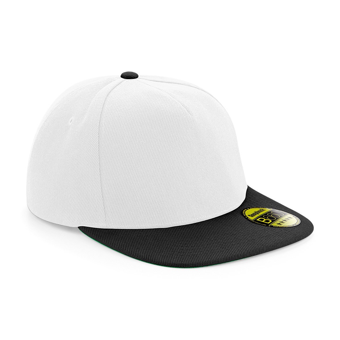 Beechfield Original Flat Peak Snapback - Estilo Retro Verde Underpeak Prendas para la cabeza - Imagen 24 de 25