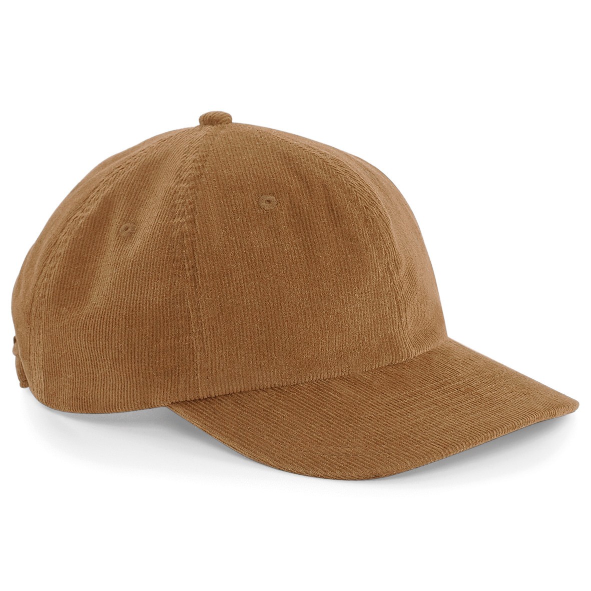 Beechfield Heritage Cord Cap - Soft Cotton Corduroy 6-panel Design Crown Hat - Picture 6 of 8