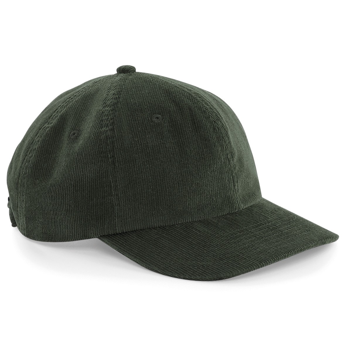 Beechfield Heritage Cord Cap - Soft Cotton Corduroy 6-panel Design Crown Hat - Picture 7 of 8