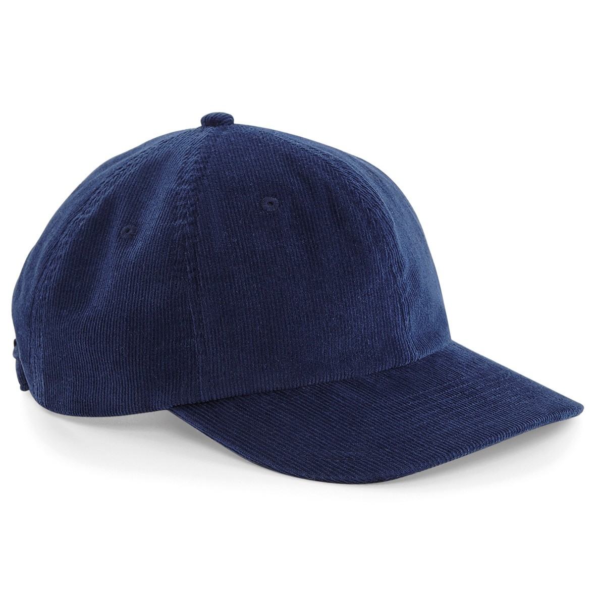 Beechfield Heritage Cord Cap - Soft Cotton Corduroy 6-panel Design Crown Hat - Picture 8 of 8