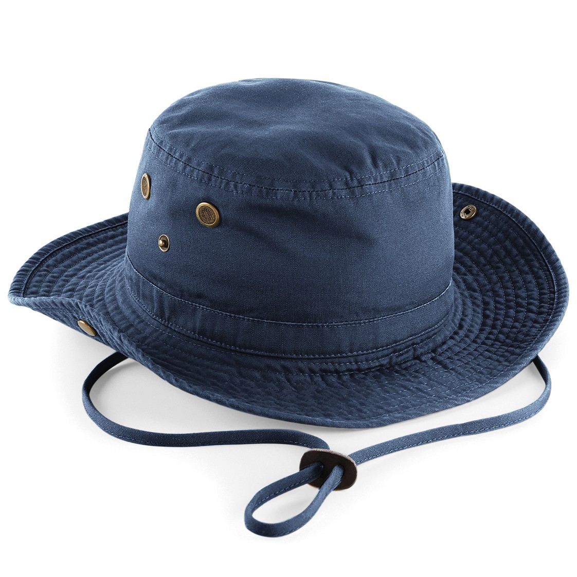 Beechfield Outback Hat B789 - UPF50+ Protection Summer Hat Elasticated Cord - Picture 9 of 11