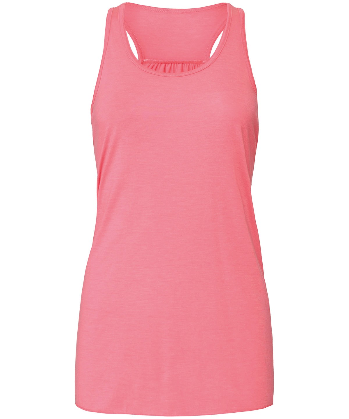 Bella + Canvas Flowy Racerback Tank Top 8800 - Womens Summer Round Neck Vest Top - Picture 13 of 18