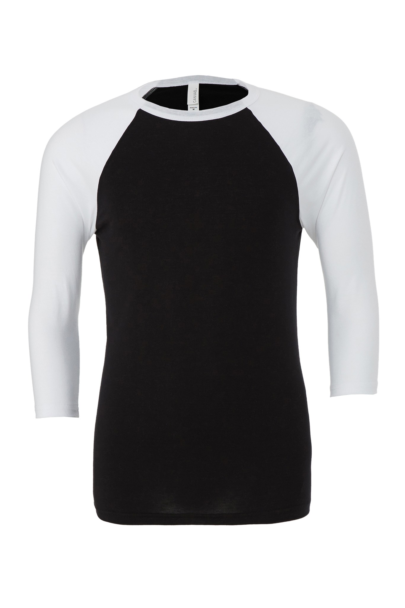 Bella + Canvas Unisex Triblend Baseball T-Shirt 3200- 3/4 Sleeves Sportswear Top - Picture 10 of 20