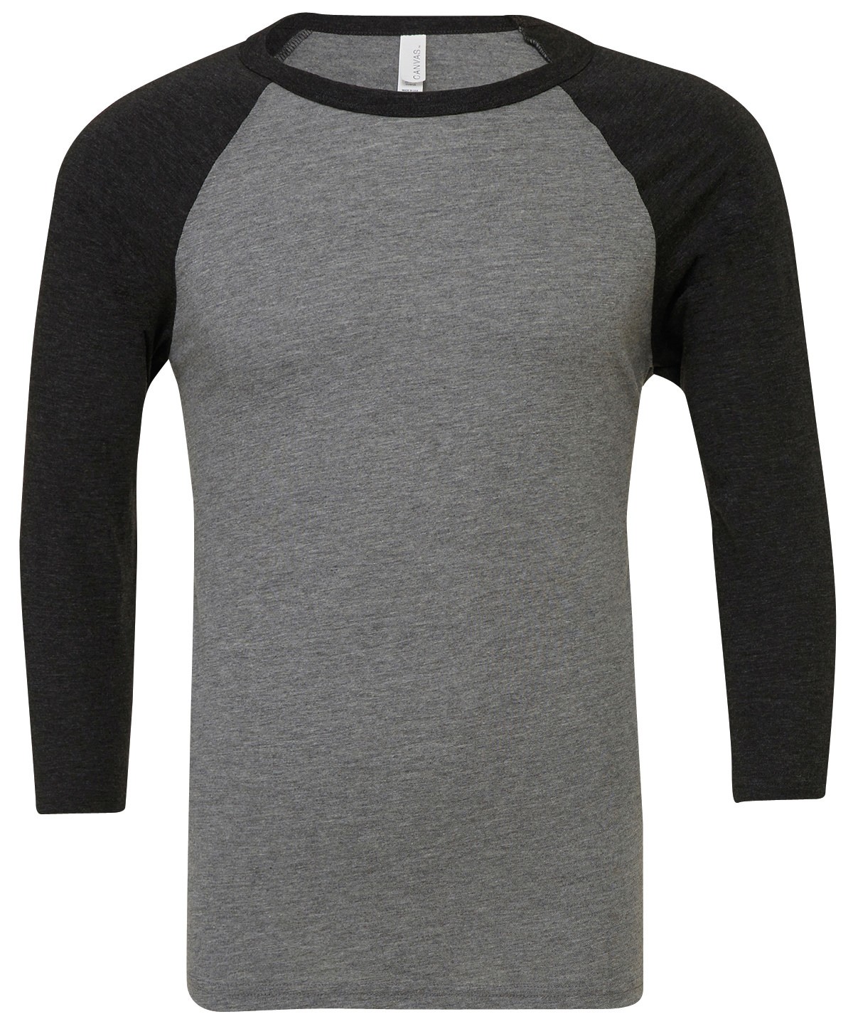 Bella + Canvas Unisex Triblend Baseball T-Shirt 3200- 3/4 Sleeves Sportswear Top - Picture 11 of 20