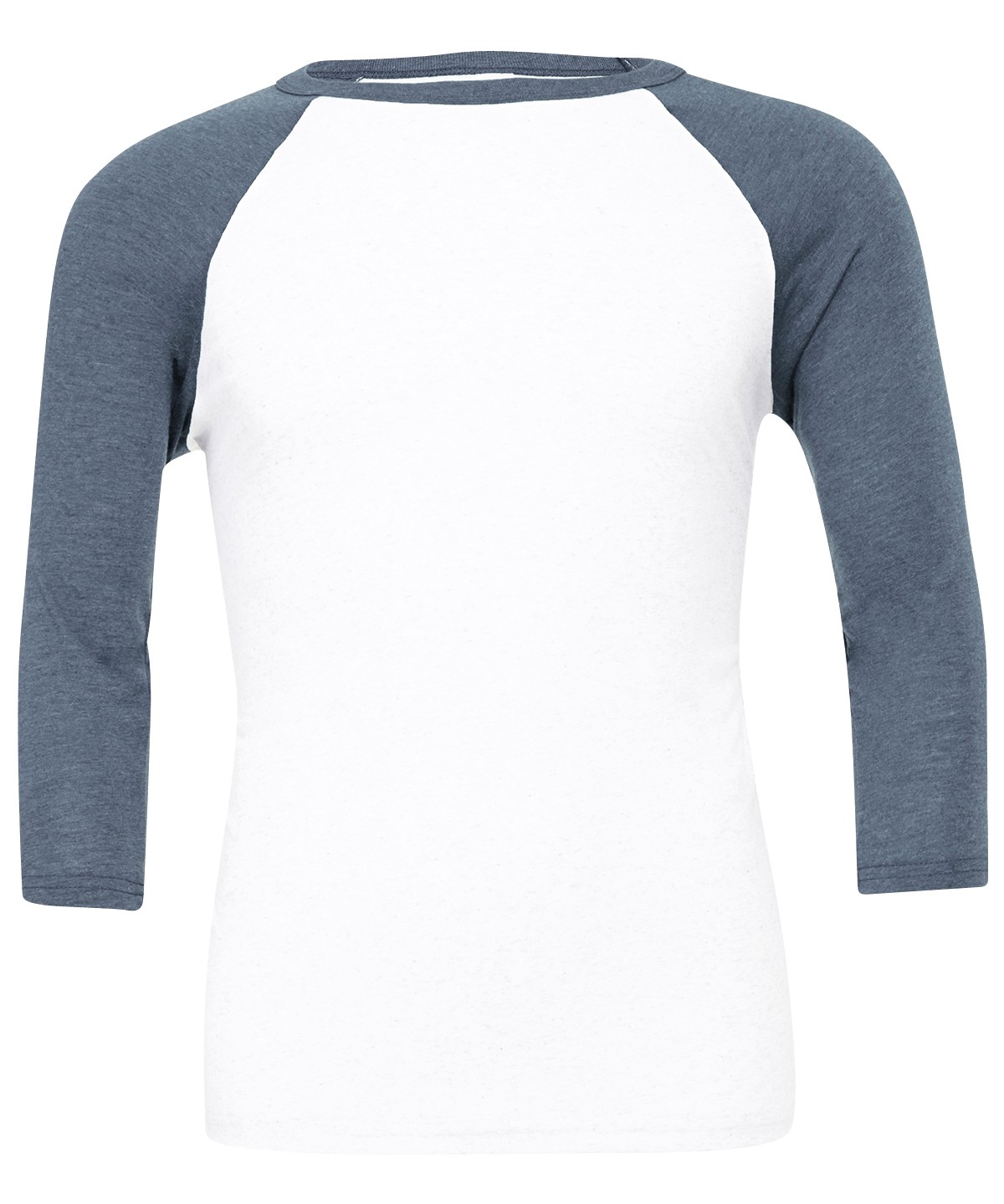 Bella + Canvas Unisex Triblend Baseball T-Shirt 3200- 3/4 Sleeves Sportswear Top - Picture 13 of 20