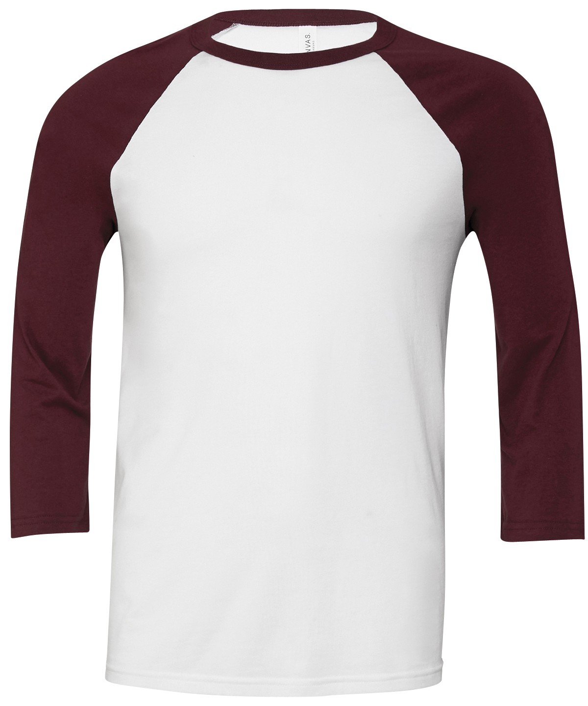 Bella + Canvas Unisex Triblend Baseball T-Shirt 3200- 3/4 Sleeves Sportswear Top