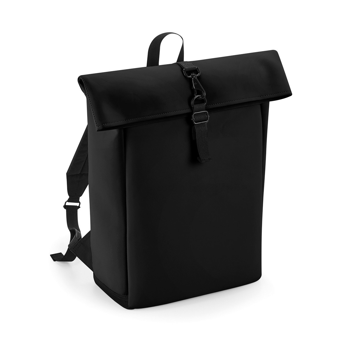 Bagbase Matte PU rolltop backpack