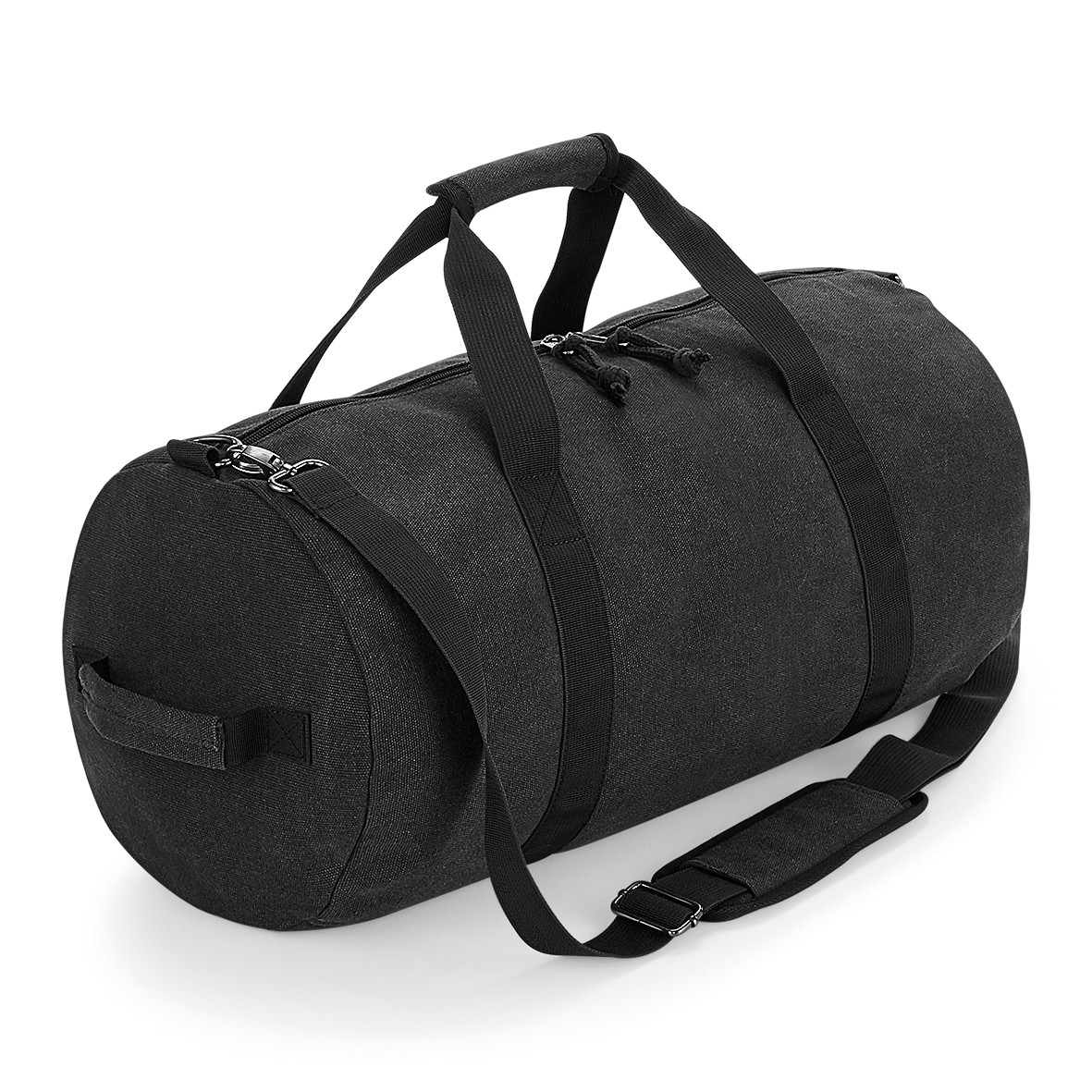 BagBase Vintage Canvas Barrel Bag BG655 - Sports Gym Duffle Bag Travel Holdall - Picture 8 of 12