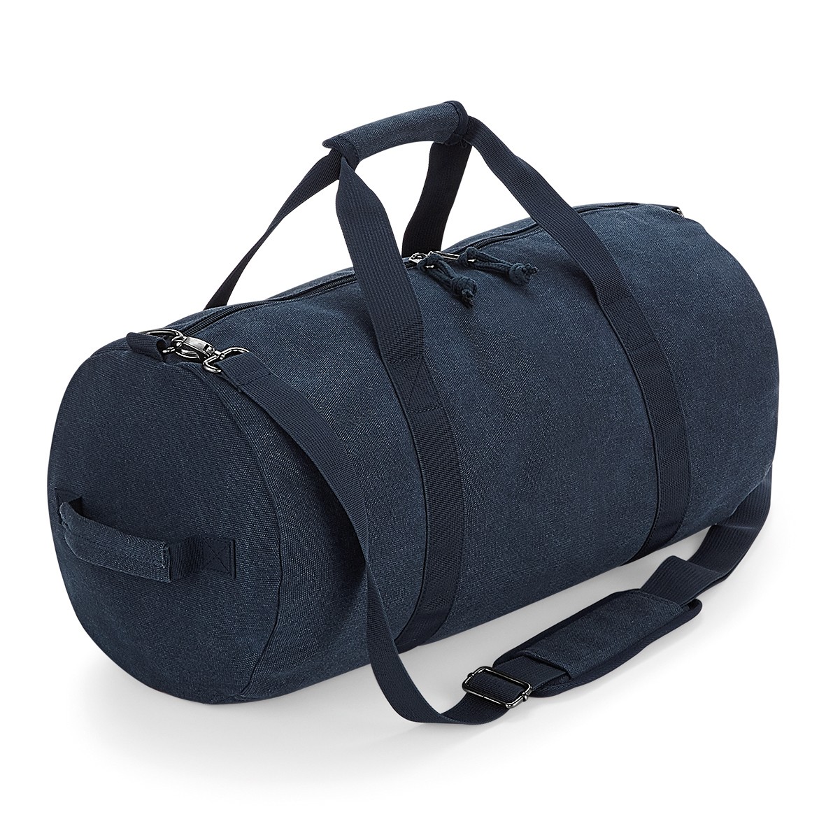 BagBase Vintage Canvas Barrel Bag BG655 - Sports Gym Duffle Bag Travel Holdall - Picture 12 of 12