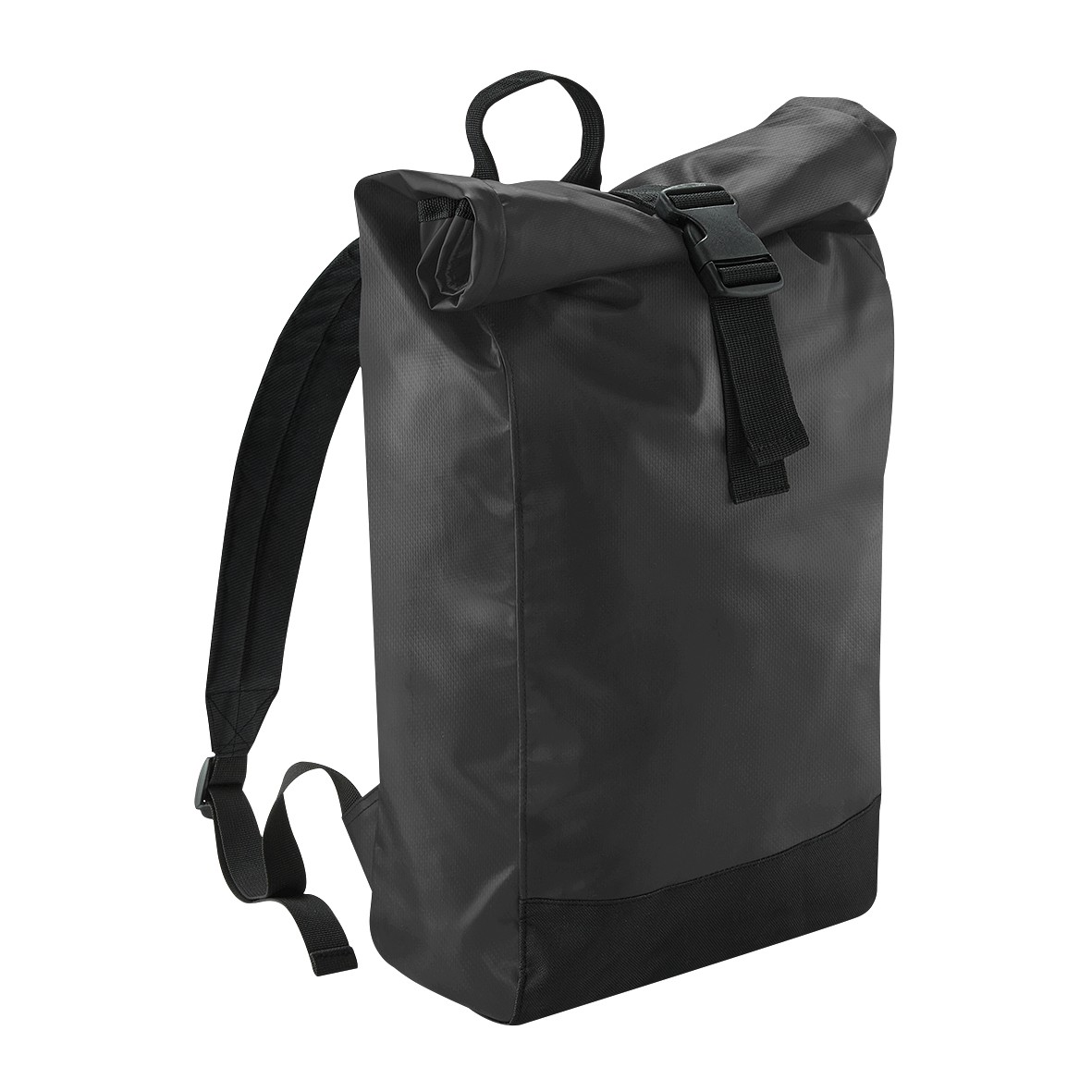 BagBase Tarp Roll Top Waterproof Backpack BG815 – Travel School Rucksack Bag