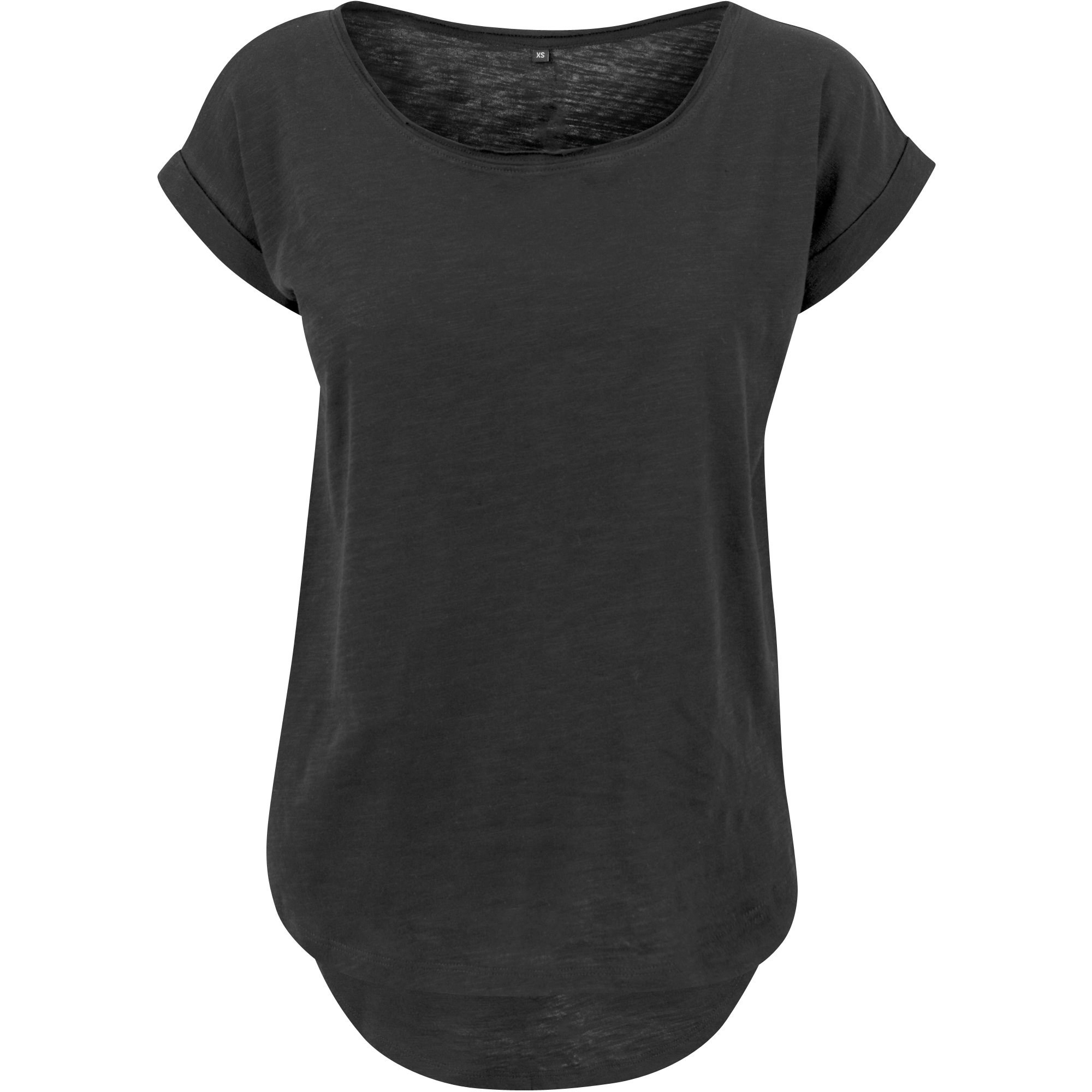 Women's Long Slub Tee BY036 -Plain Short sleeve fashion Classic Cotton T-Shirt - Picture 11 of 38