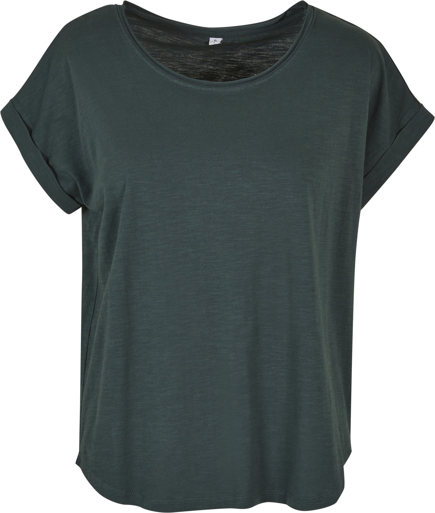 Women's Long Slub Tee BY036 -Plain Short sleeve fashion Classic Cotton T-Shirt - Picture 15 of 38