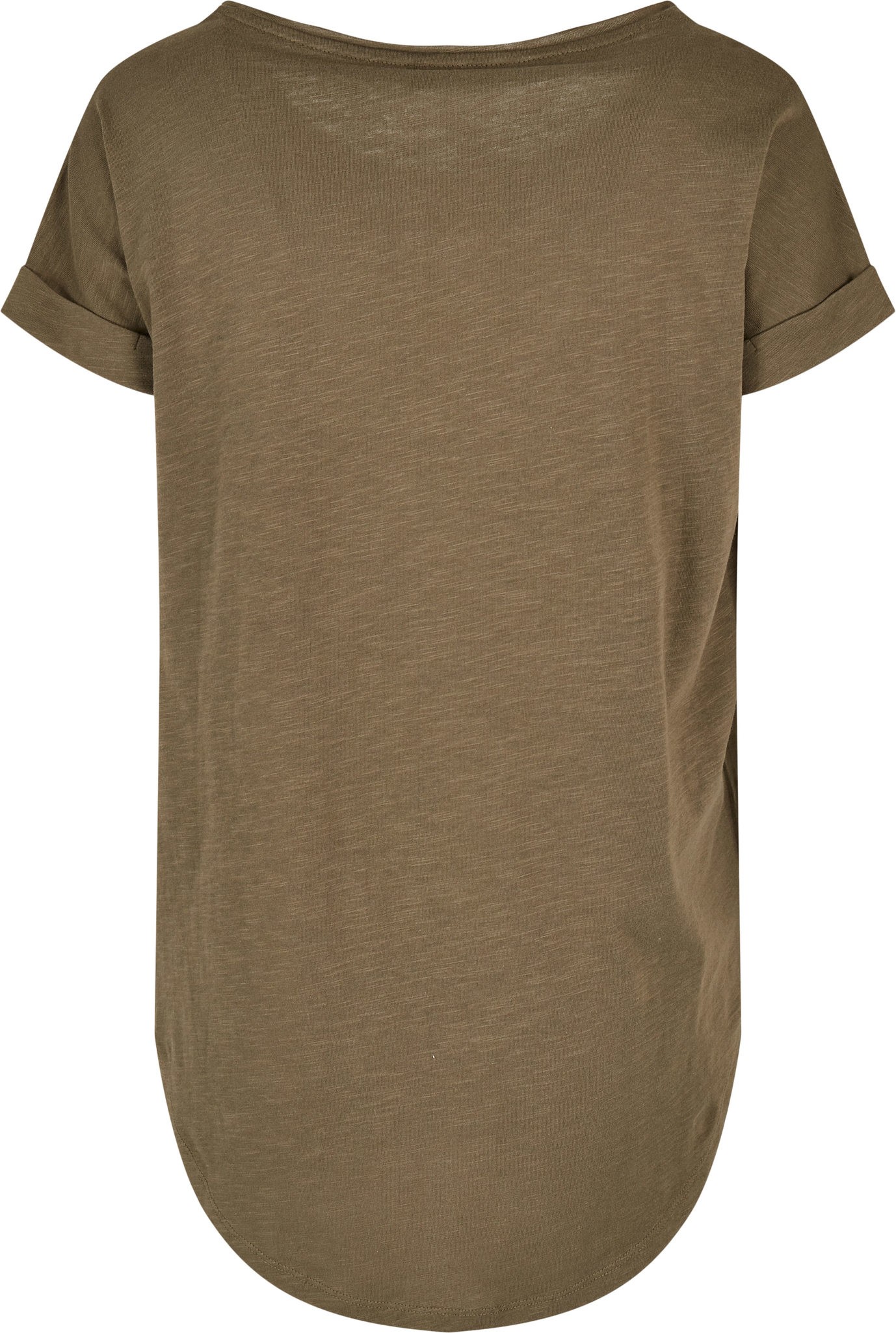 Women's Long Slub Tee BY036 -Plain Short sleeve fashion Classic Cotton T-Shirt - Picture 25 of 38