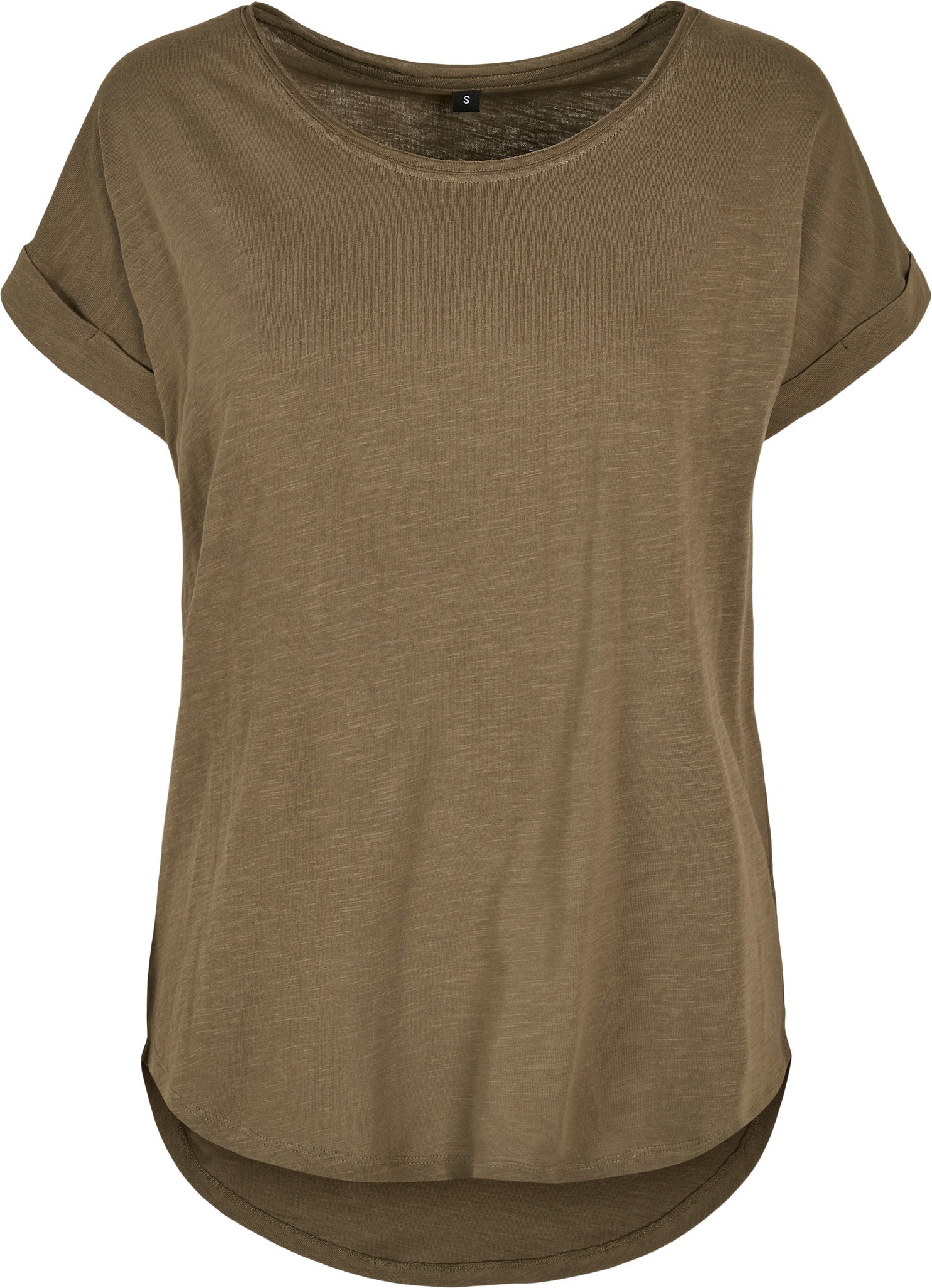 Women's Long Slub Tee BY036 -Plain Short sleeve fashion Classic Cotton T-Shirt - Picture 24 of 38