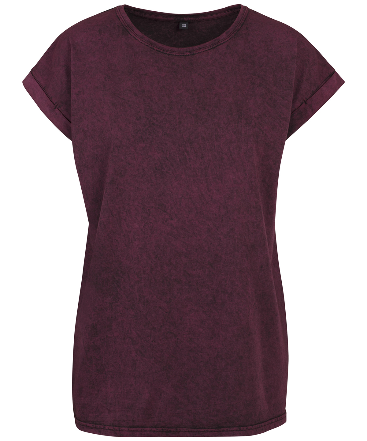 Säuregewaschenes verlängertes Damen-Schulter-T-Shirt - bequem lose Mode - Bild 14 von 24