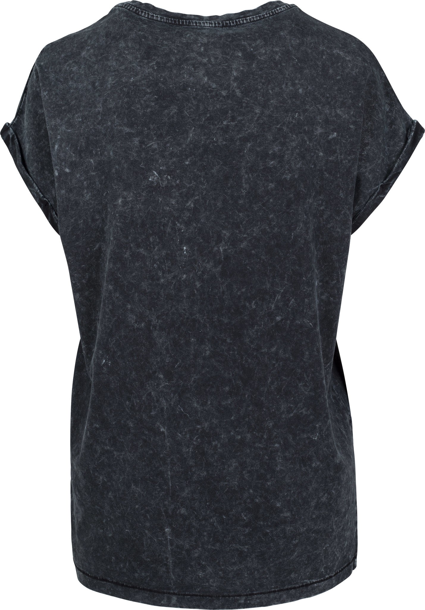 Säuregewaschenes verlängertes Damen-Schulter-T-Shirt - bequem lose Mode - Bild 16 von 24
