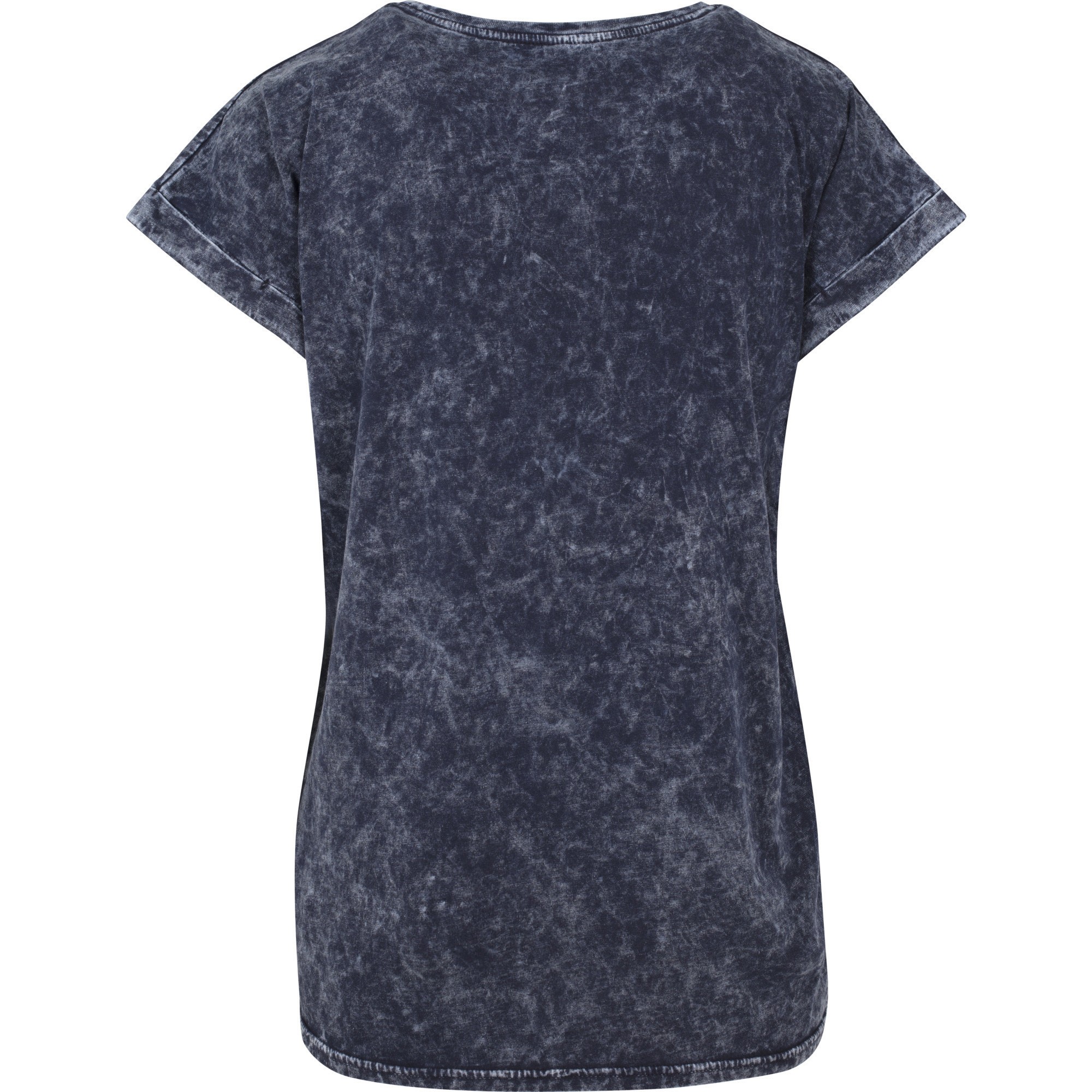 Säuregewaschenes verlängertes Damen-Schulter-T-Shirt - bequem lose Mode - Bild 23 von 24